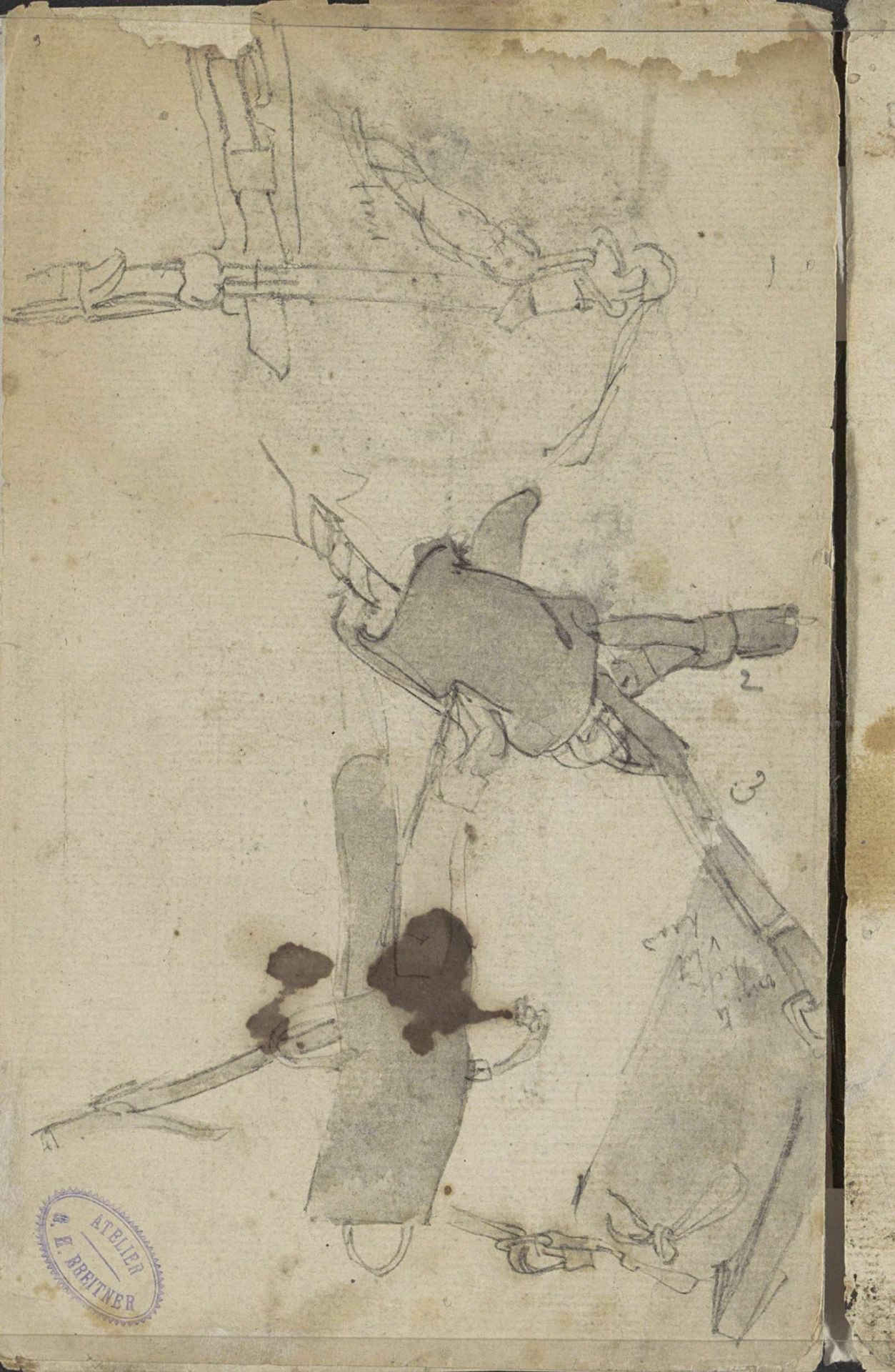 Paardentuig by George Hendrik Breitner