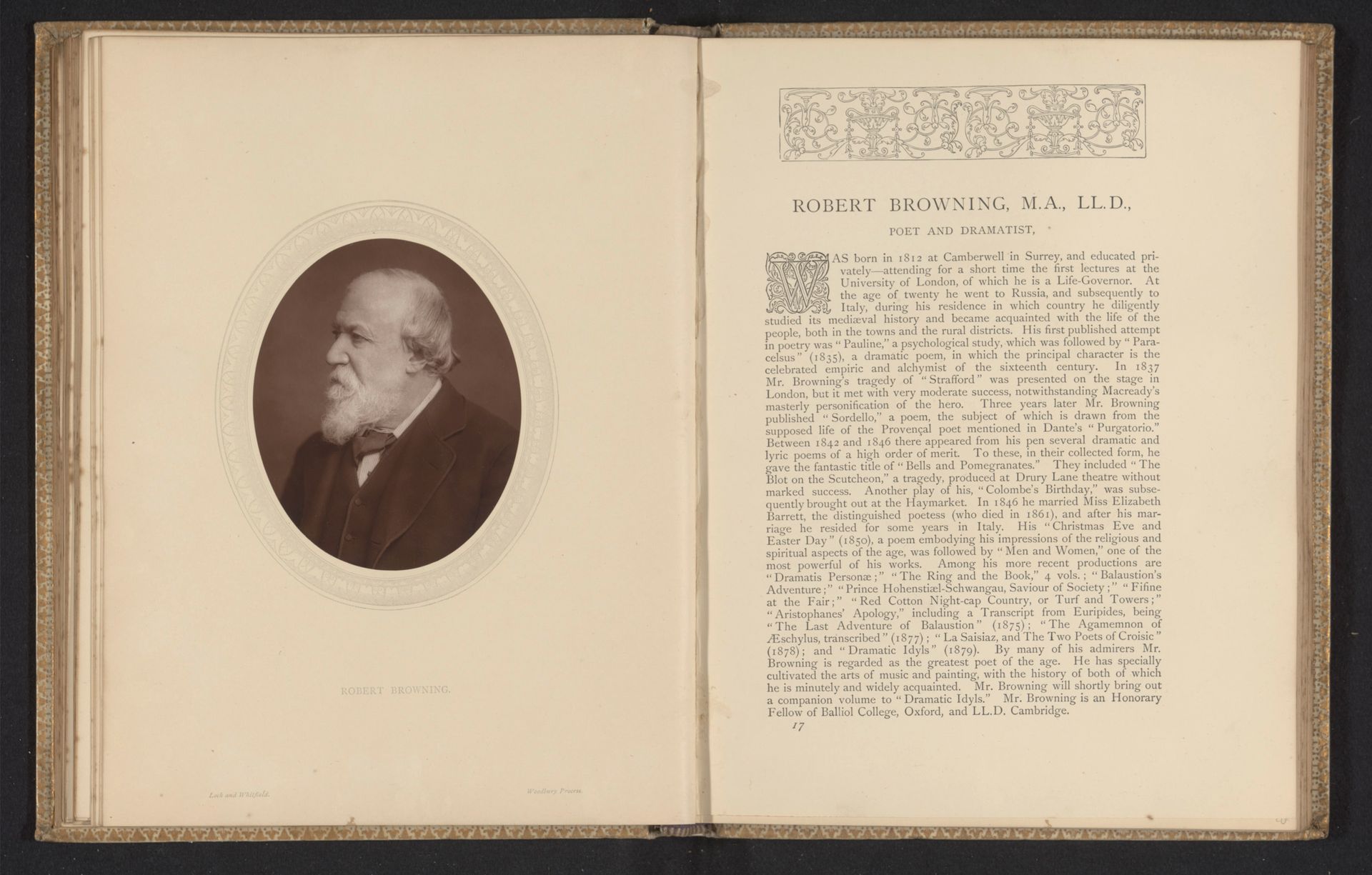 Robert Browning by Lock & Whitfield