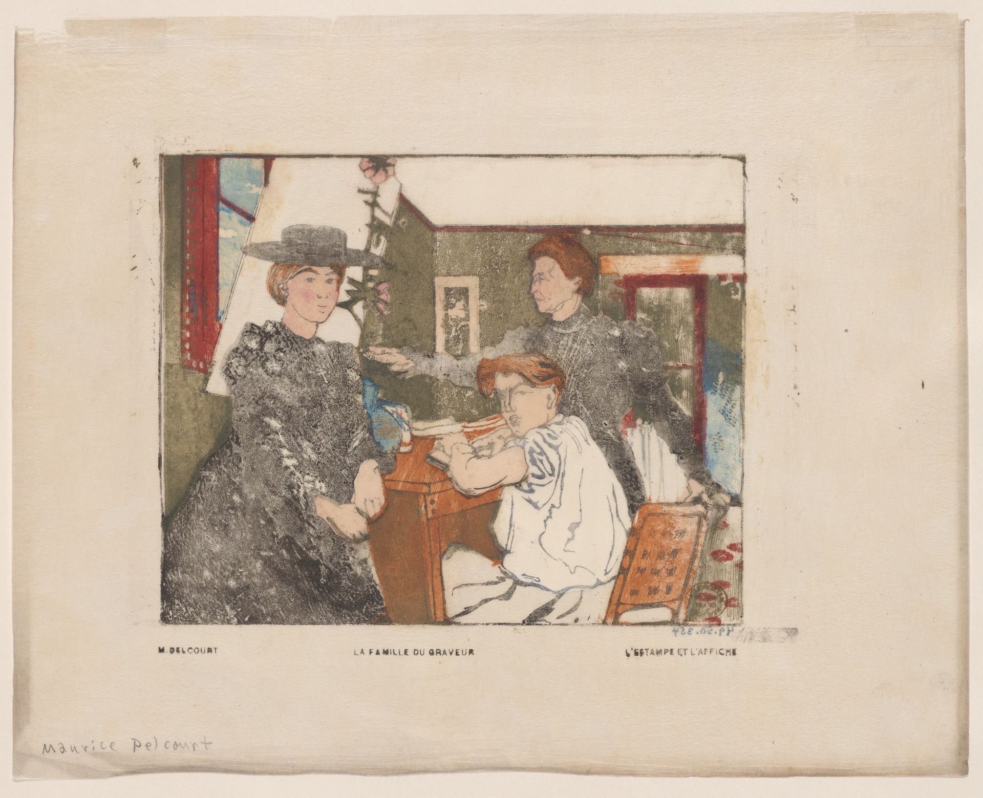 La Famille du graveur by Maurice Delcourt