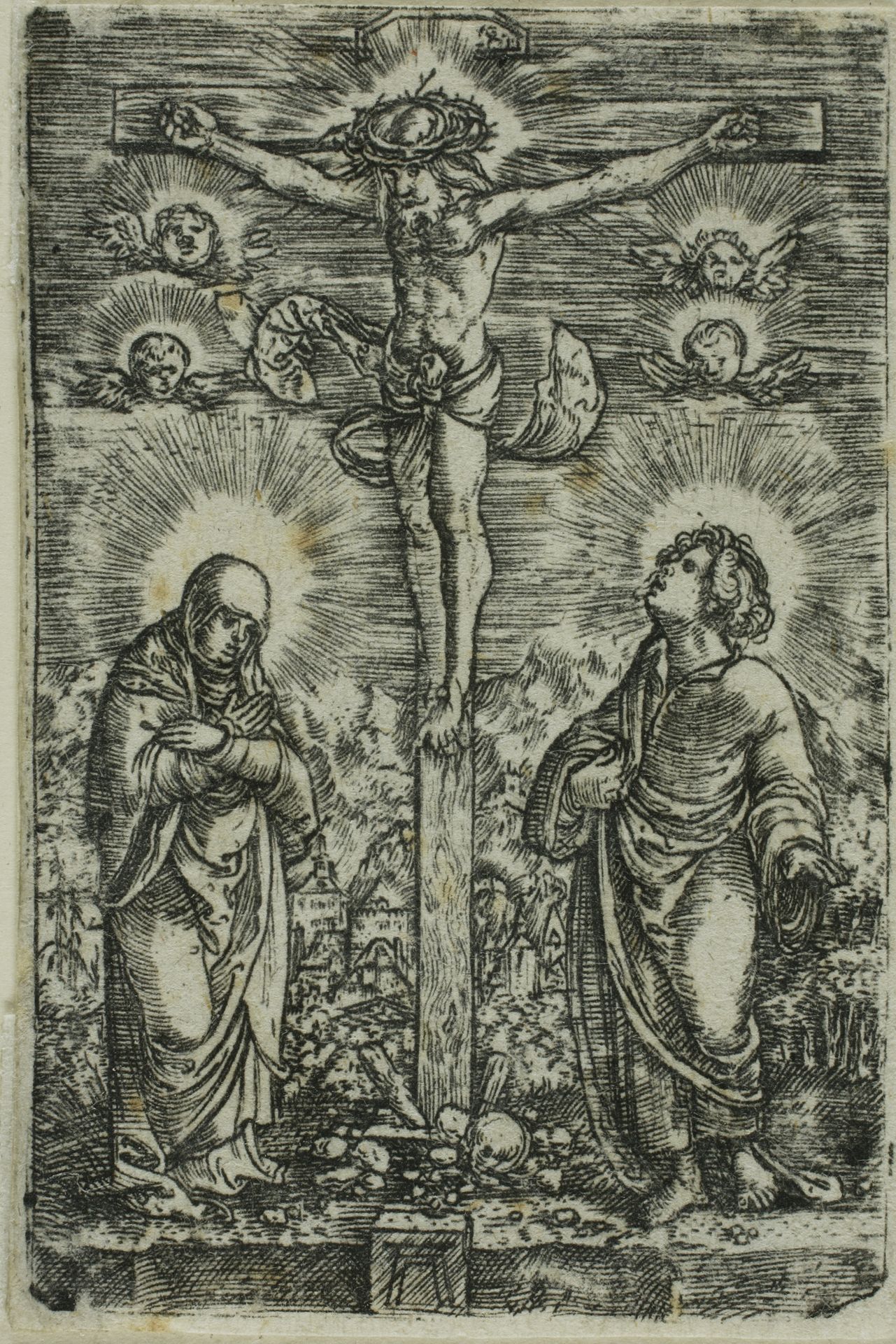 Christ on the Cross (The Small Crucifixion) by Albrecht Altdorfer