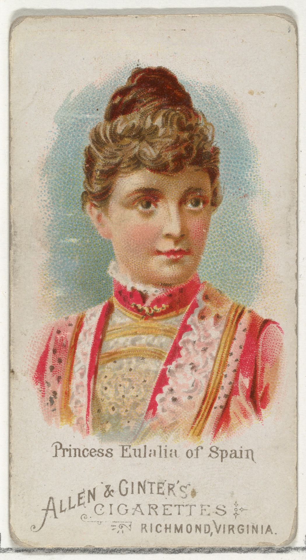 Princess Eulalia of Spain, from World's Beauties, Series 1 (N26) for Allen & Ginter Cigarettes by Allen & Ginter