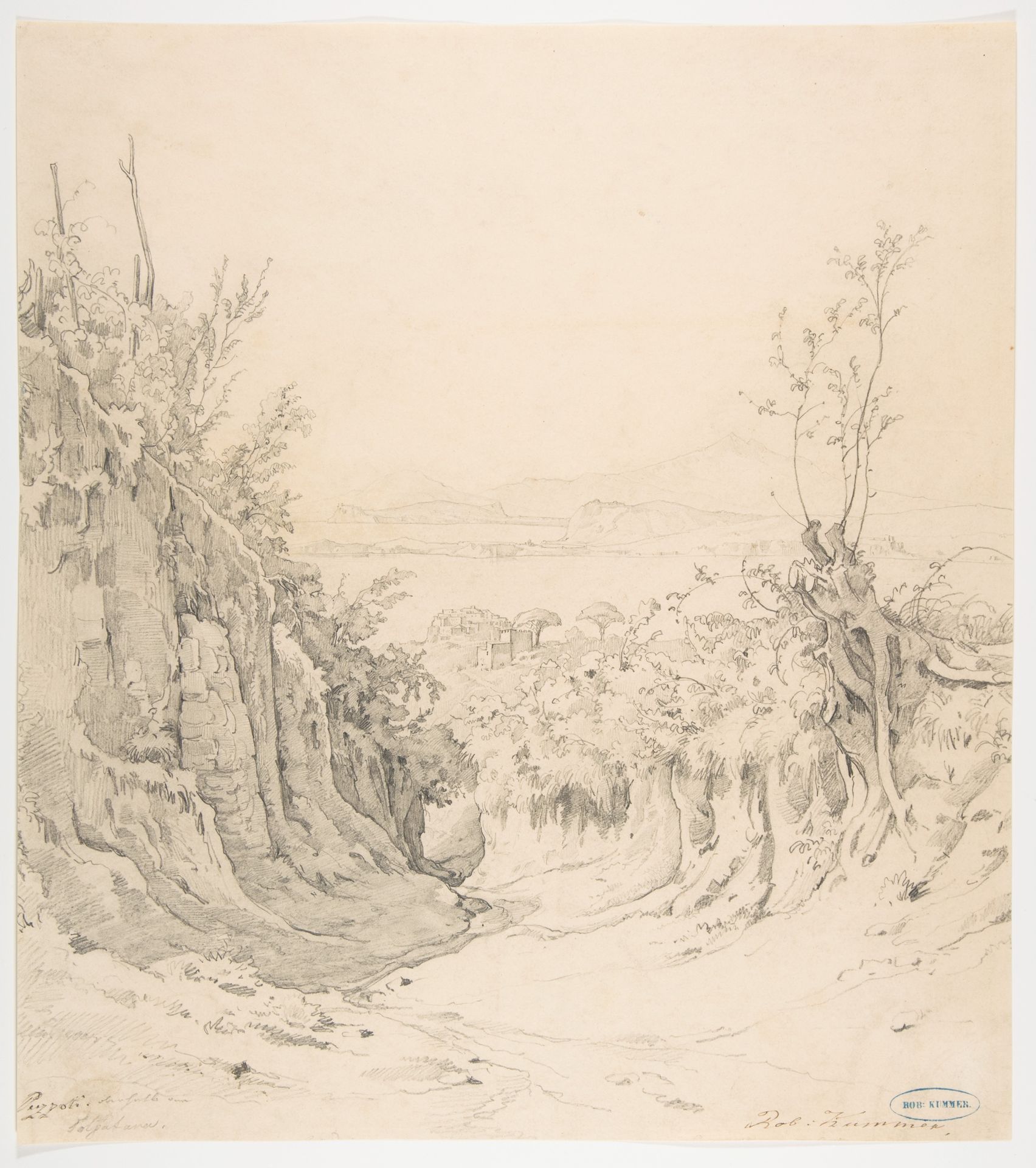 A view of Pozzuoli, seen from the Northeast by Robert Kummer