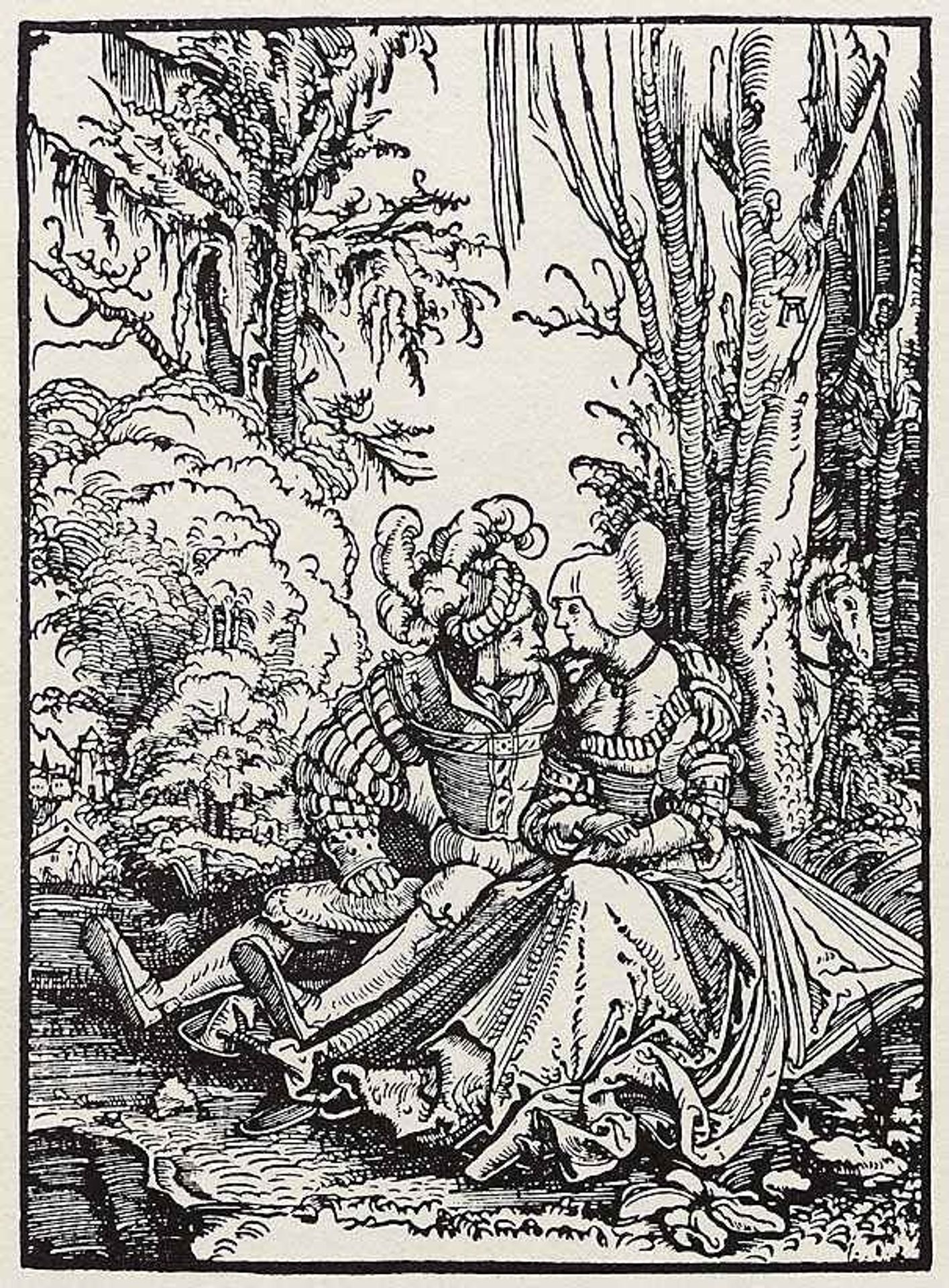 Lovers by Albrecht Altdorfer