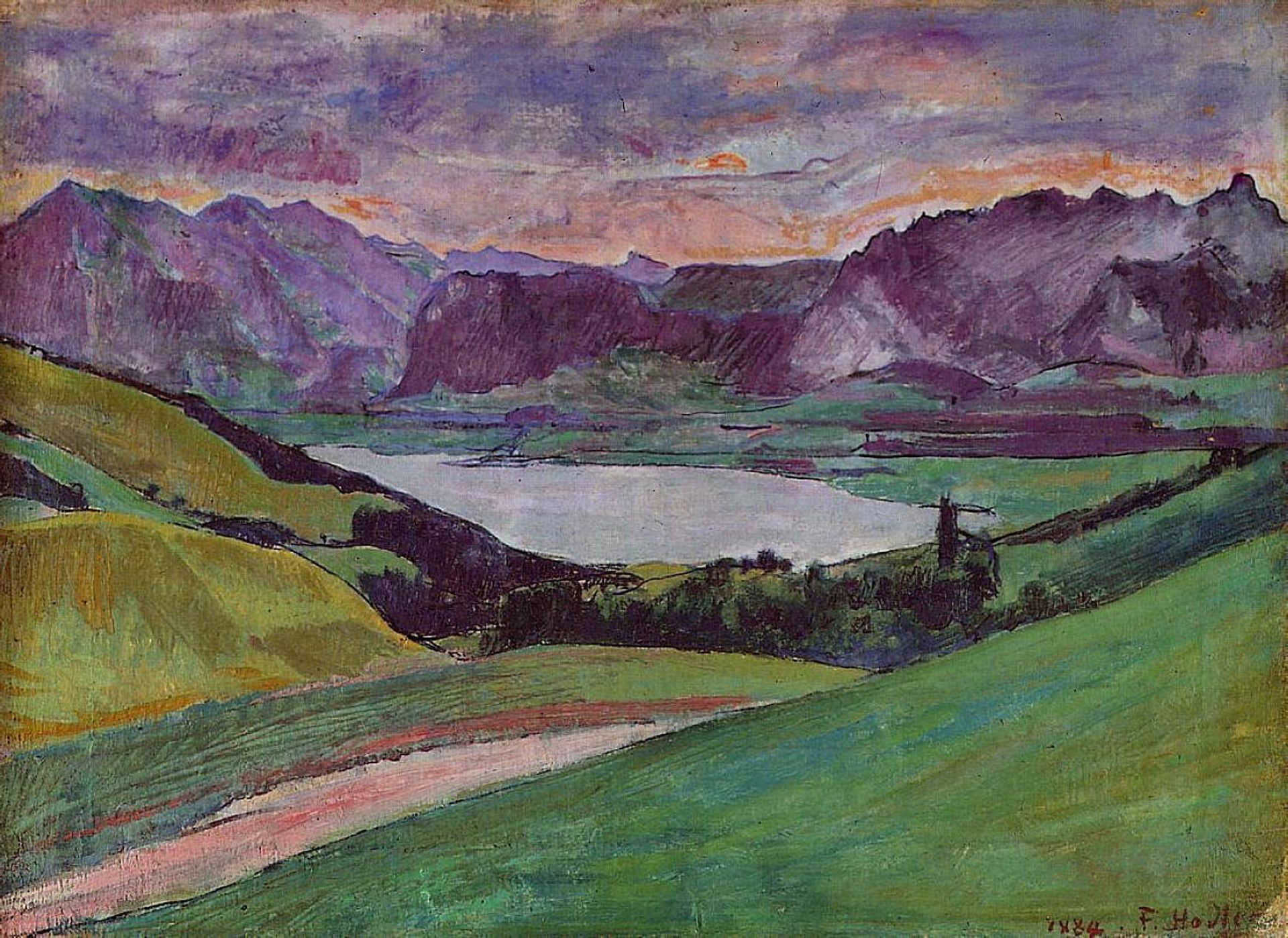 Lake Thun by Ferdinand Hodler