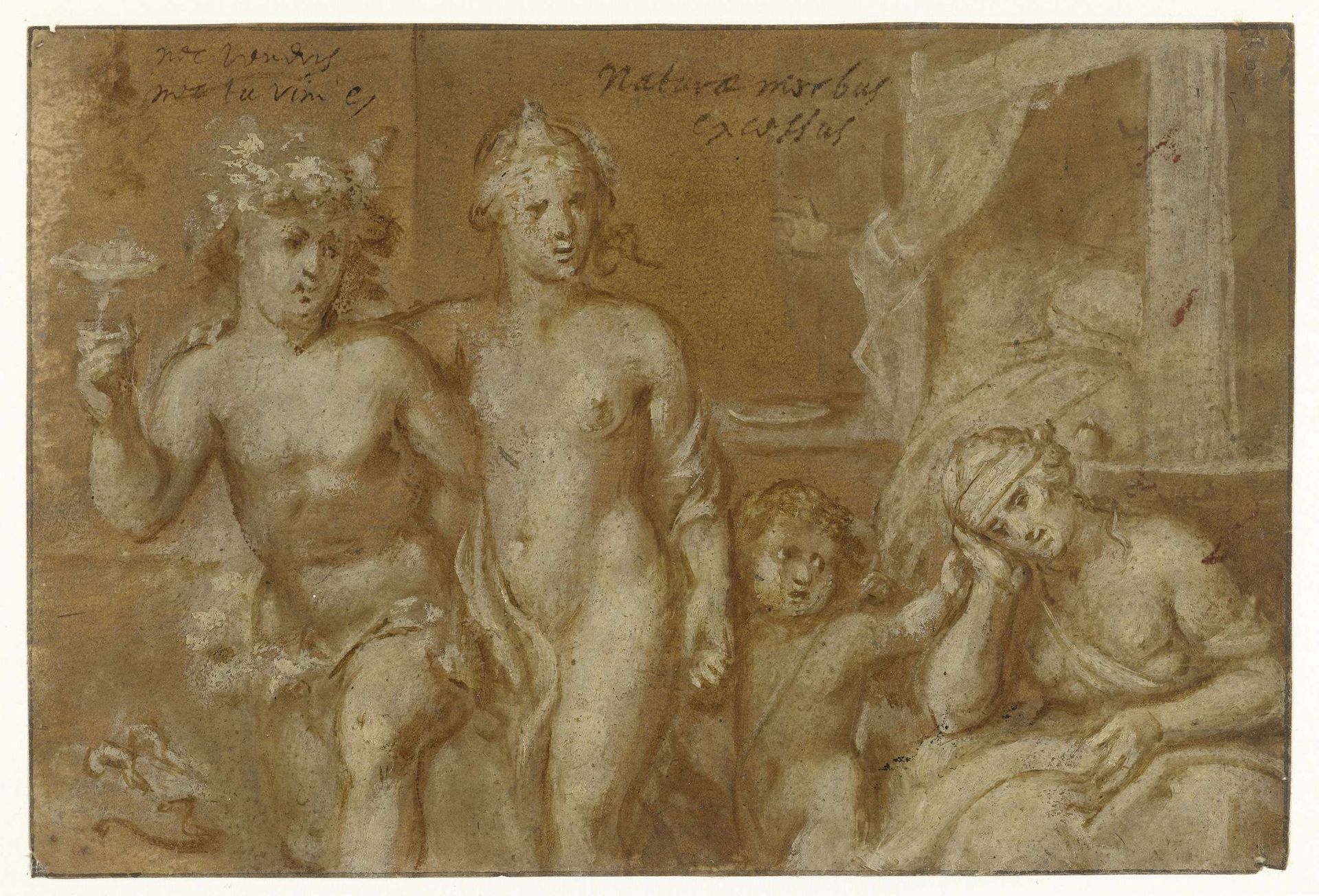 Gevolgen van de omgang met Bacchus en Venus by Otto van Veen