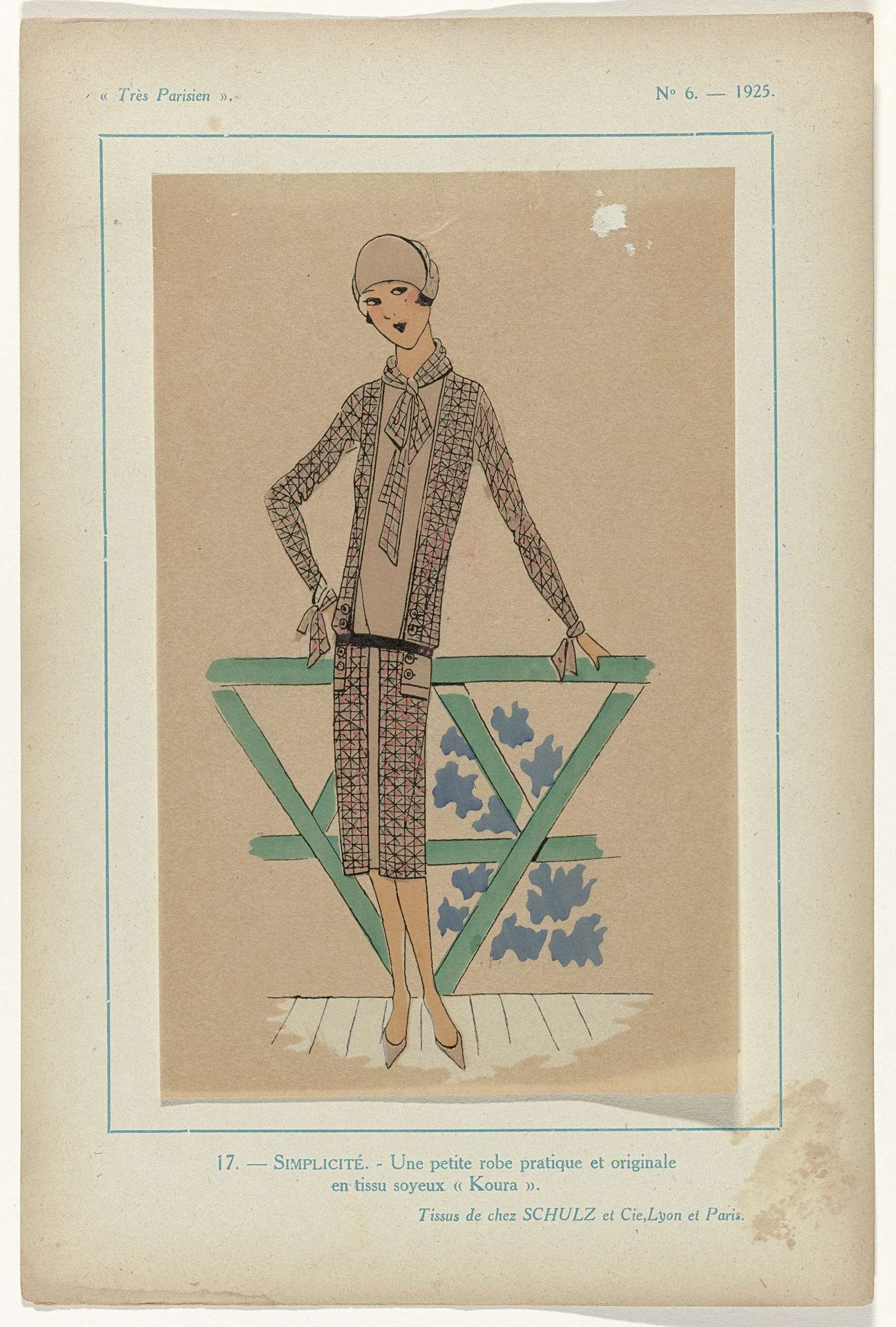 Très Parisien, 1925,  No. 6, Pl. 17.- SIMPLICITÉ by G-P. Joumard