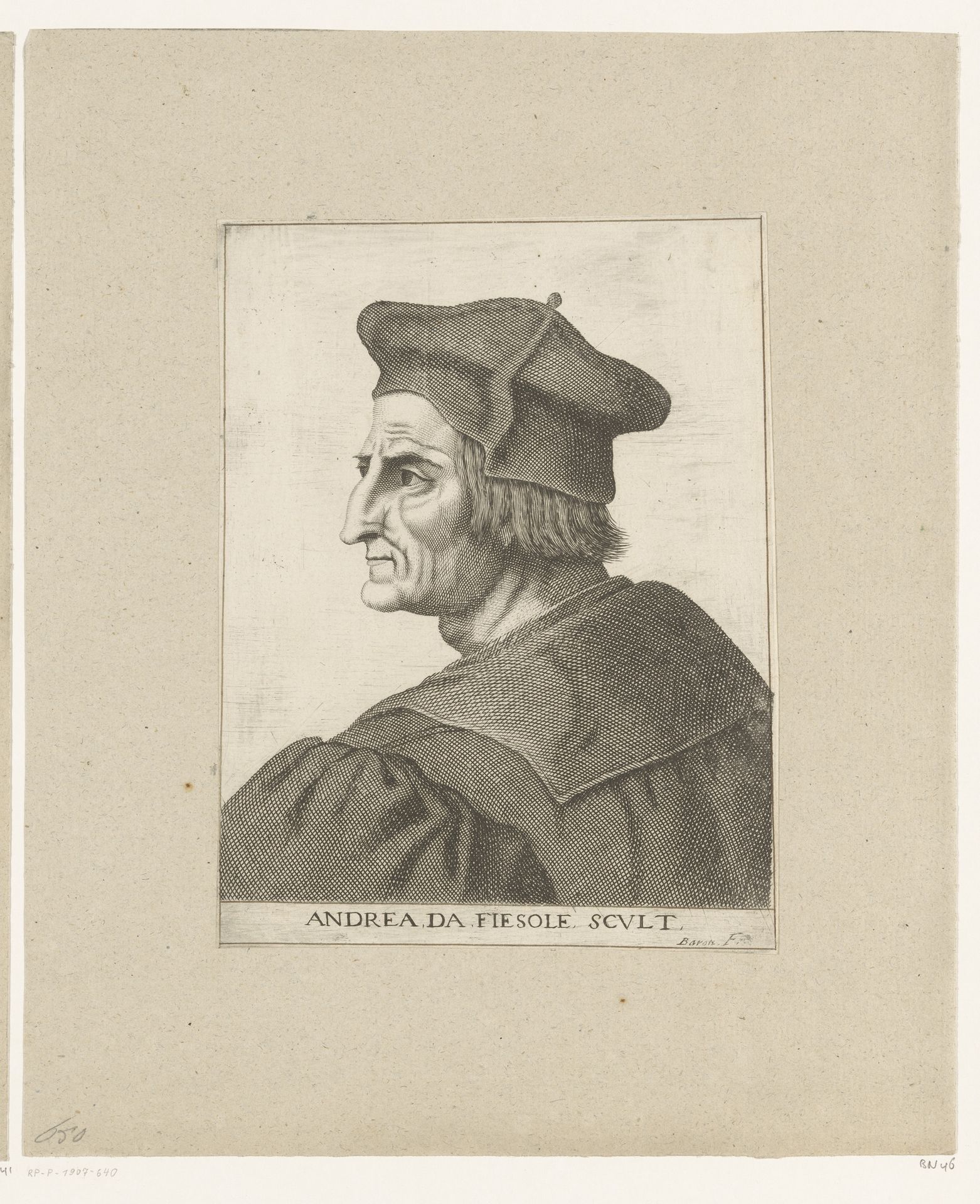 Portret van Andrea Ferrucci by Jean Baron