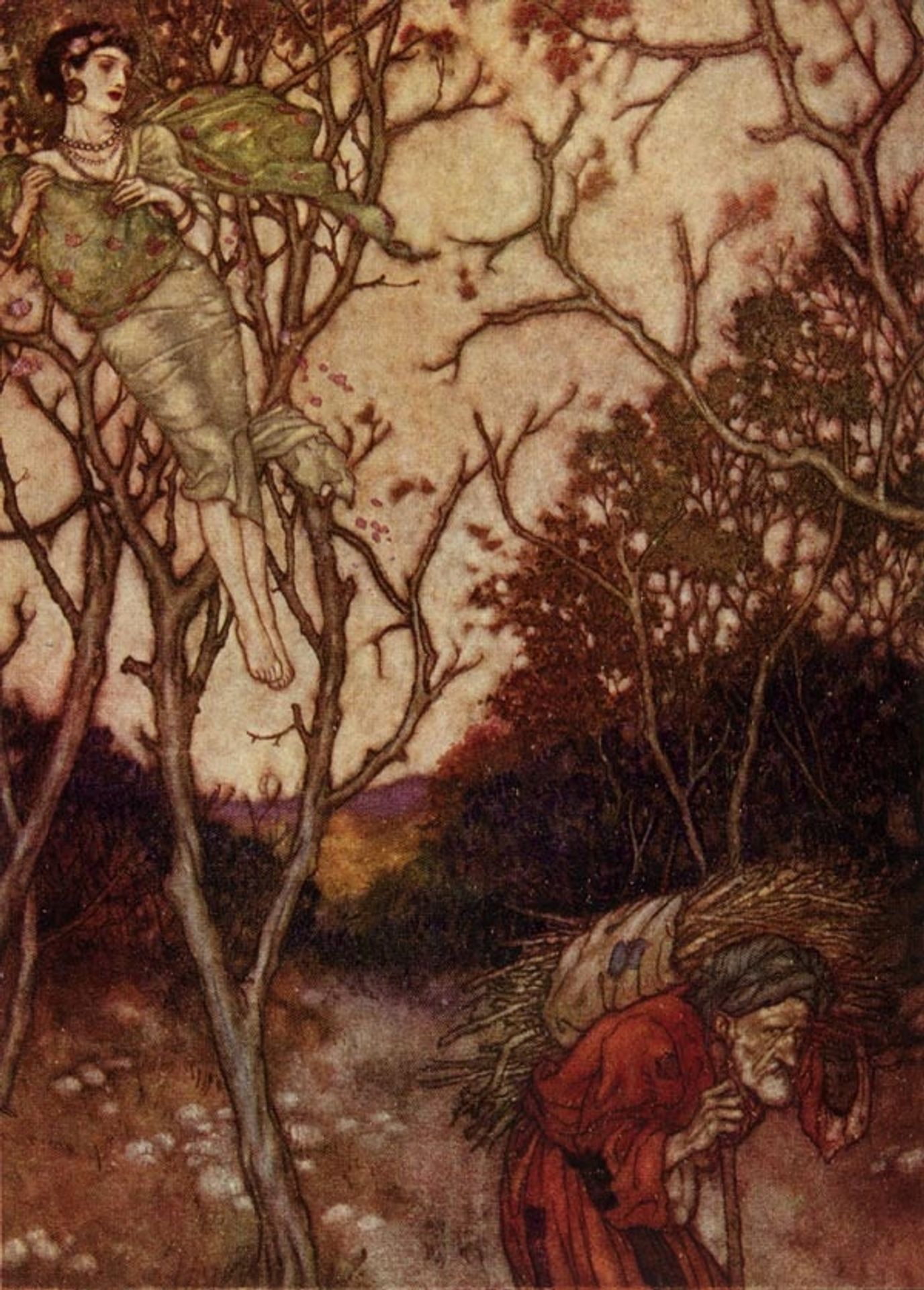 That Spring Should Vanish with the Rose, The Rubaiyat of Omar Khayyam by Edmund Dulac
