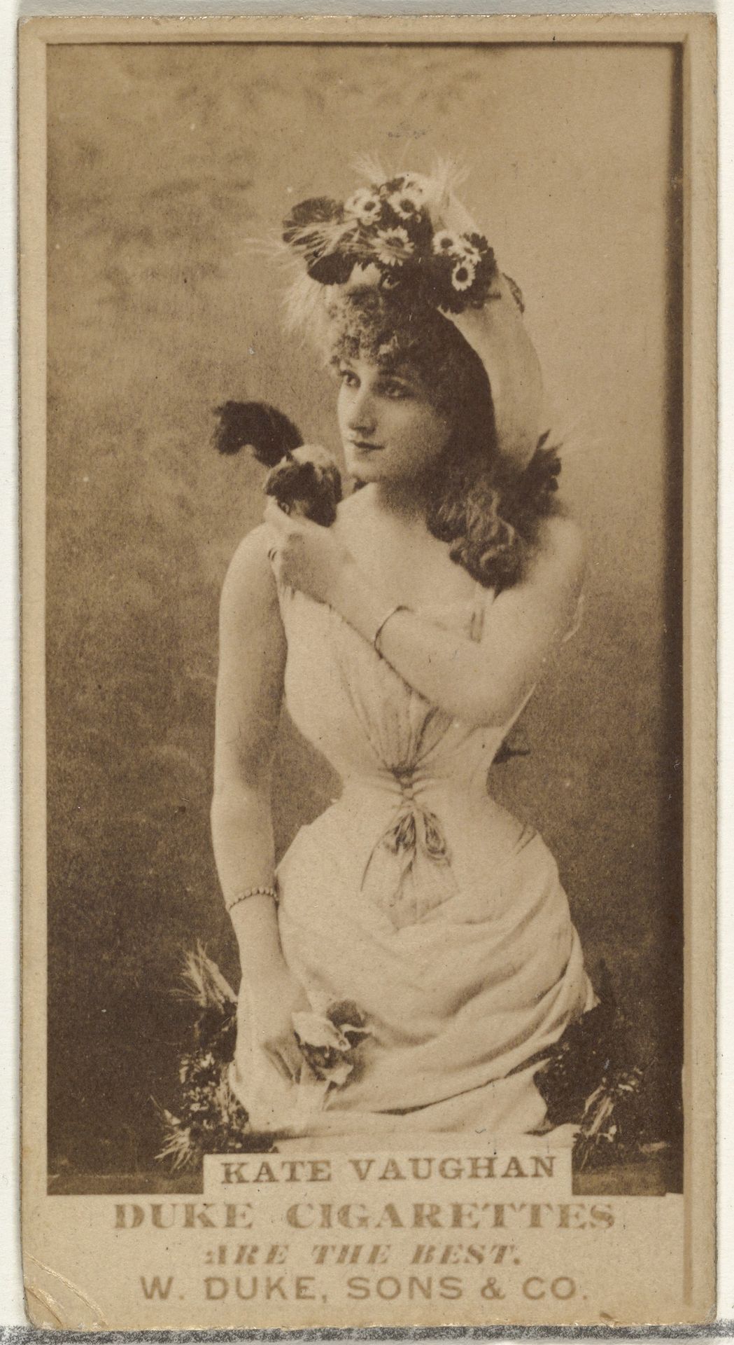 Miss Kate Vaughan, from the Actors and Actresses series (N145-7) issued by Duke Sons & Co. to promote Duke Cigarettes by W. Duke, Sons & Co.