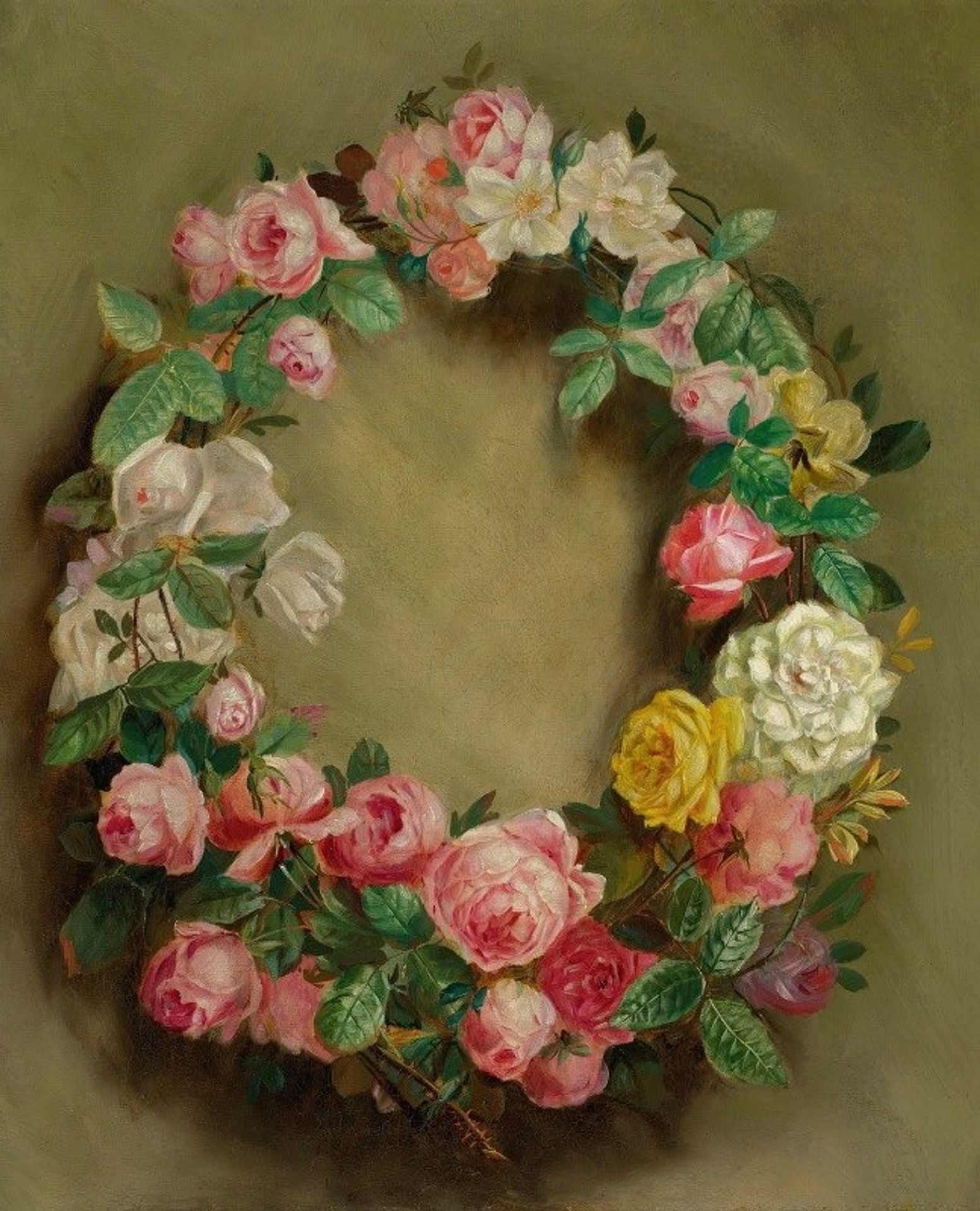 Couronne De Roses by Pierre-Auguste Renoir