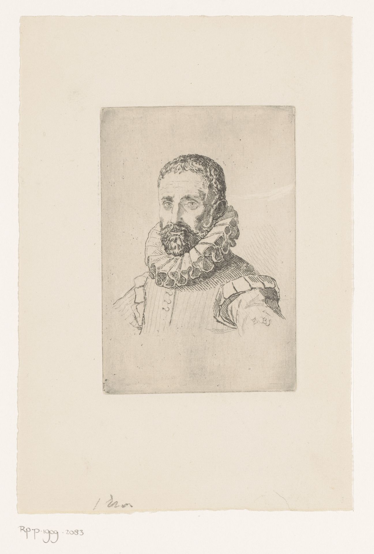 Portret van Paul Bril by Edgar Alfred Baes