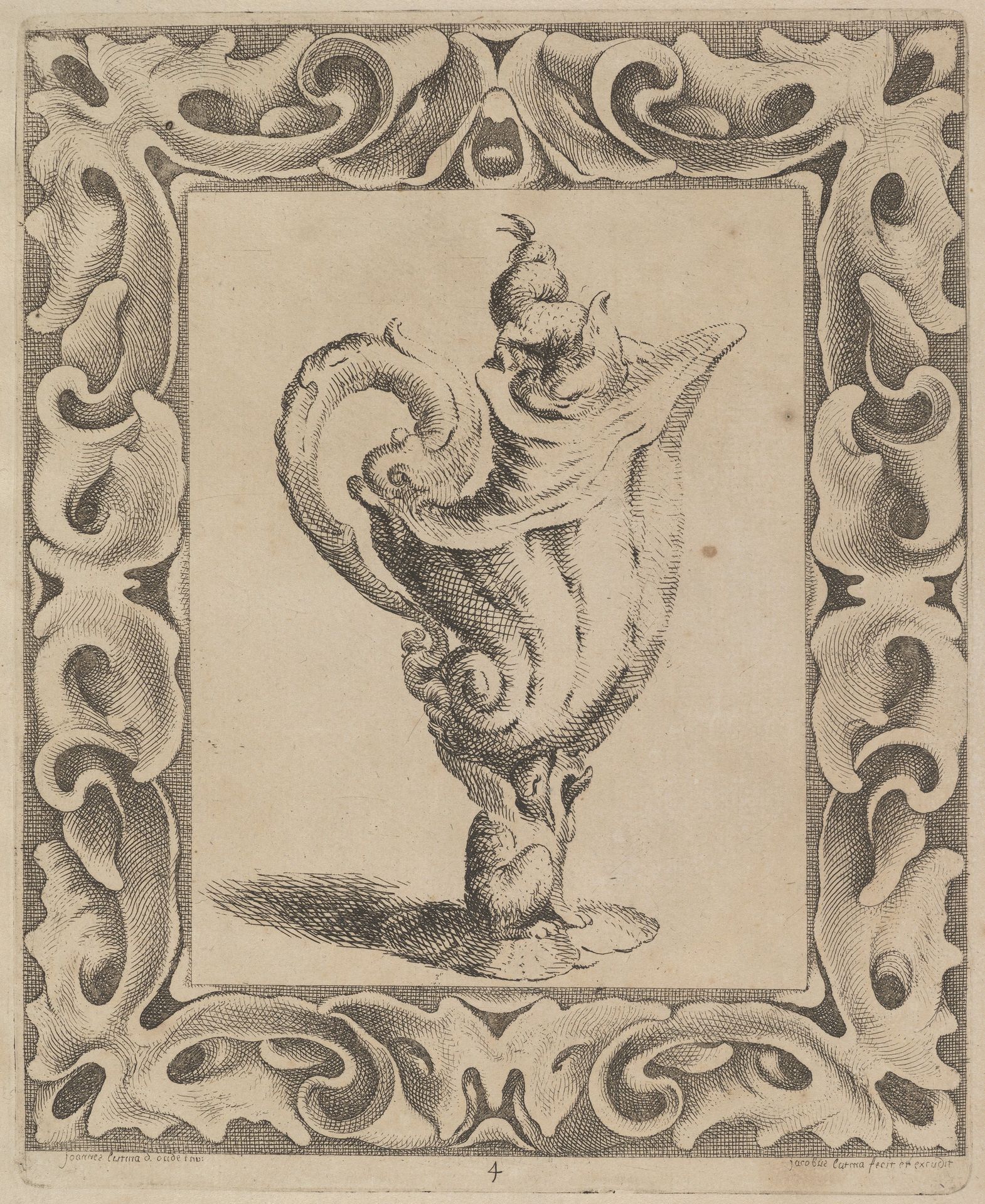 Festivitates Aurifabris (...) / Verscheide Snakeryen dienstich voor Goutsmits, Beelthouwers, Steenhouwers, en alle die de const beminnen (Plate 4) by Johannes Lutma the Elder