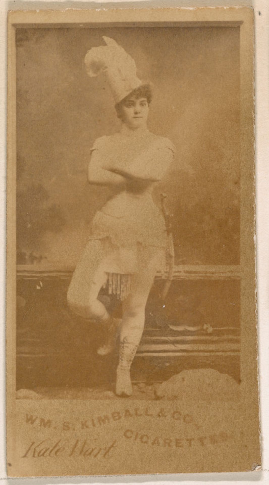 Kate Wart, from the Actresses series (N203) issued by Wm. S. Kimball & Co. by William S. Kimball & Company