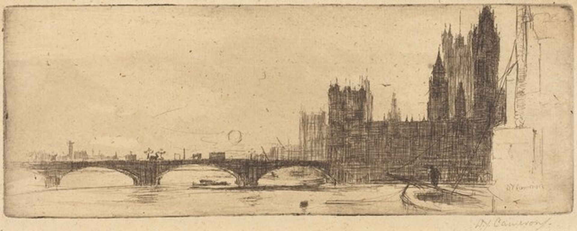 Houses of Parliament by David Young Cameron