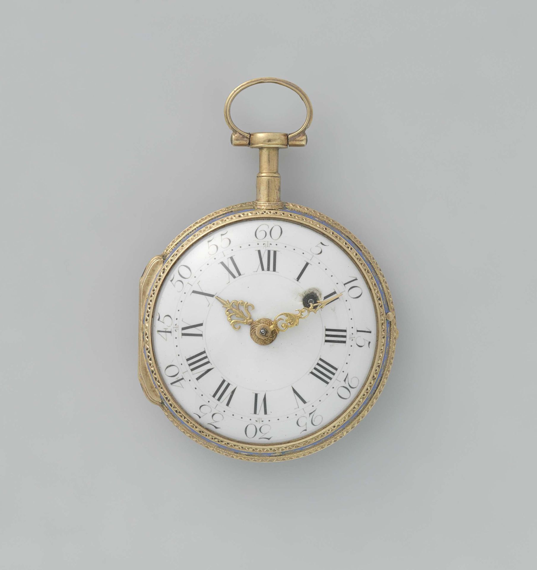 Watch with Figures in a Water Landscape by Firma Marchand Fils