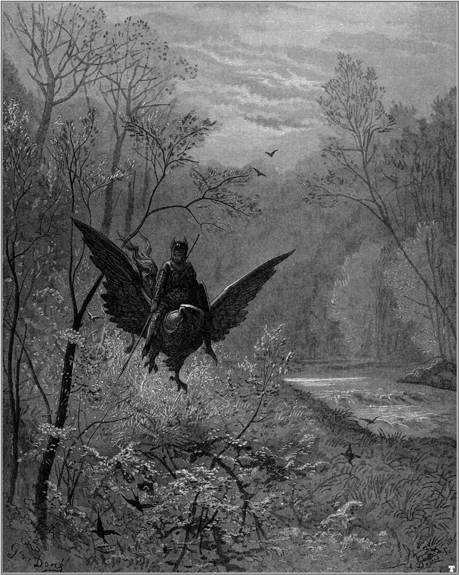 Orlando Furioso by Gustave Dore