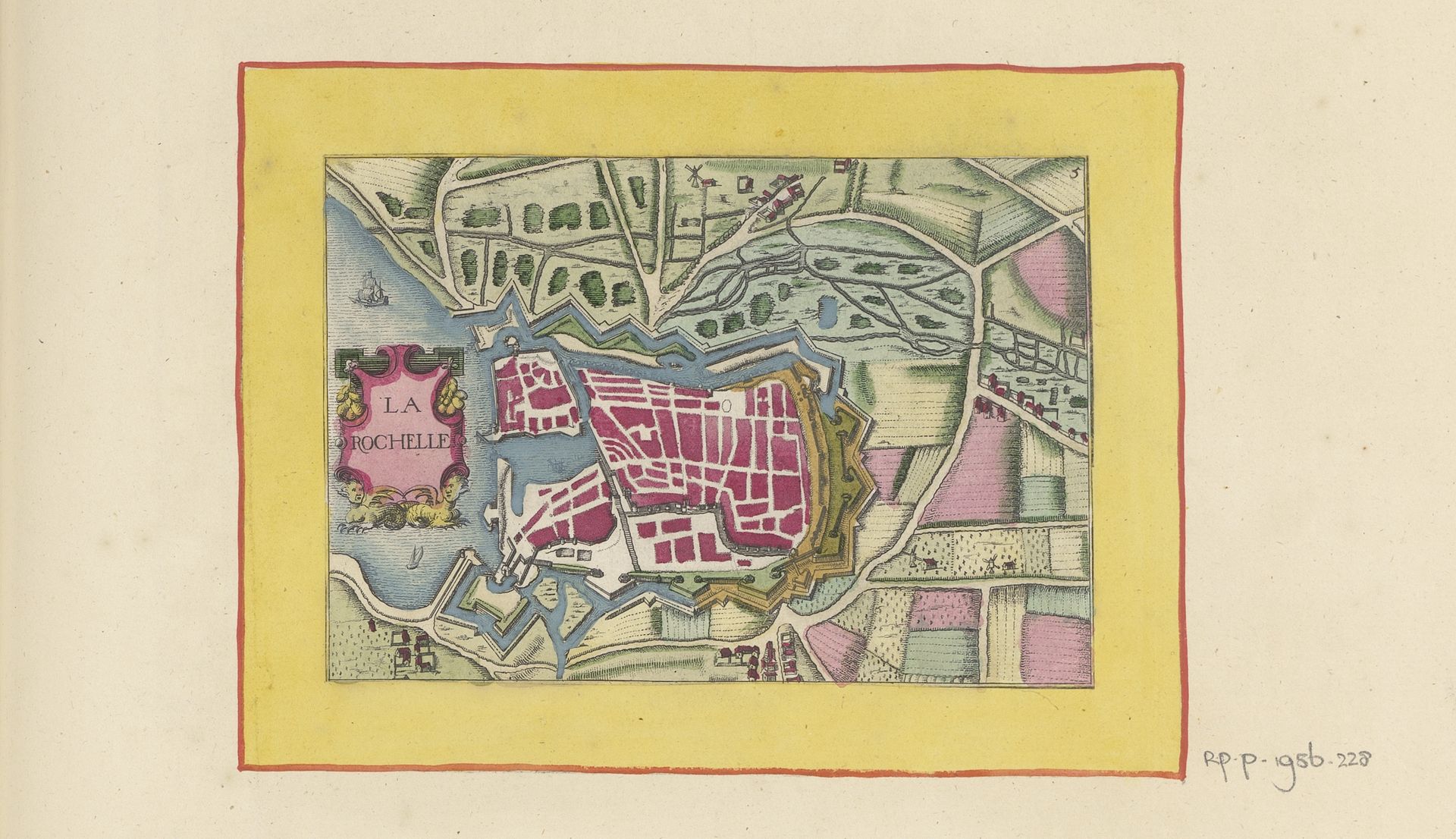 Plattegrond van La Rochelle by Anonymous