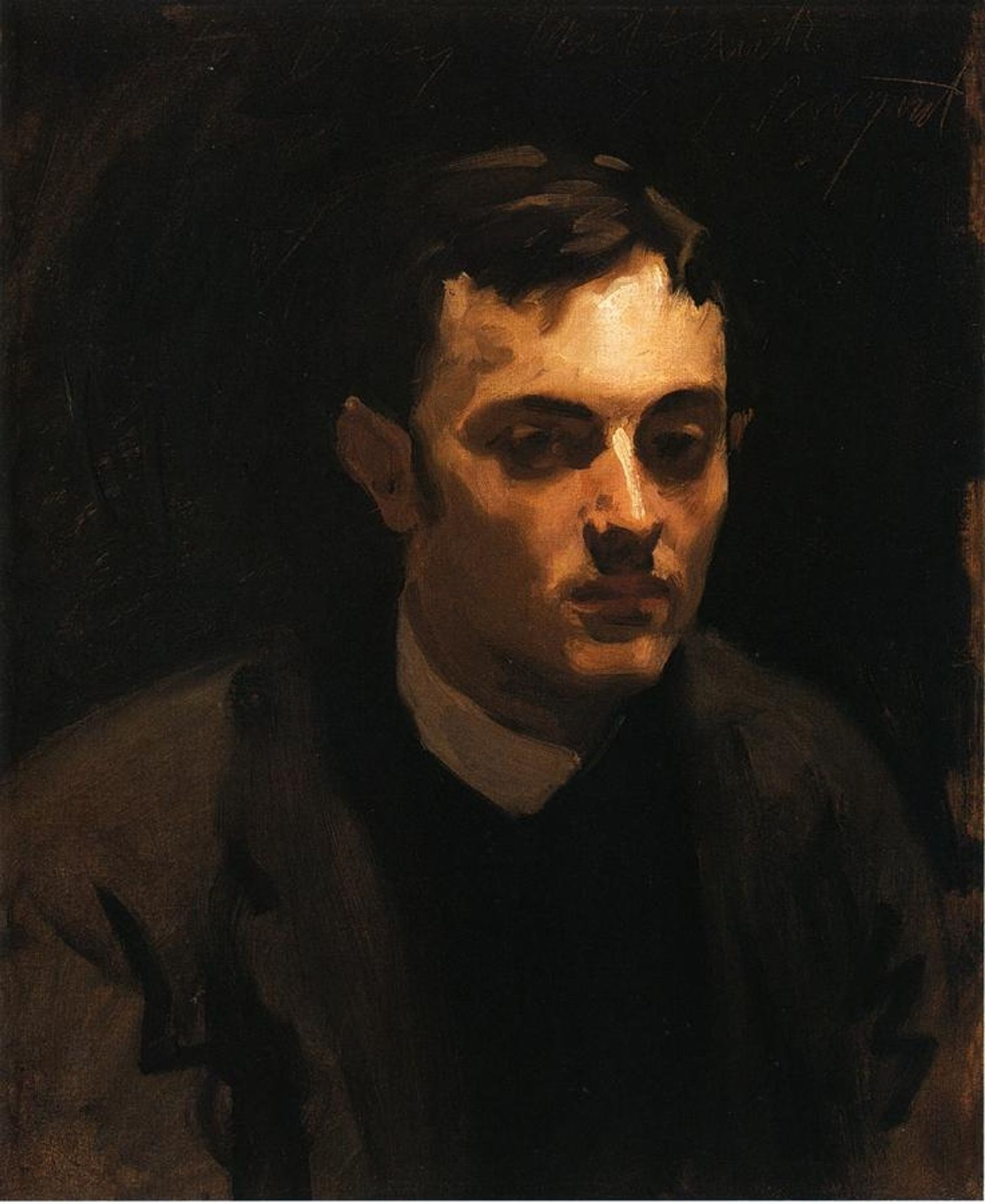 Portrait of Albert de Belleroche by John Singer Sargent