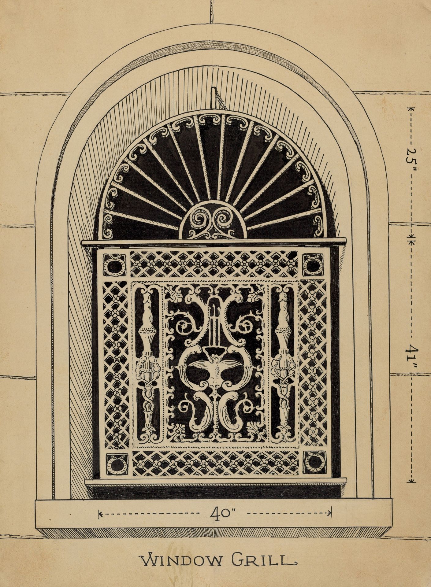 Window Grille by Lucien Verbeke