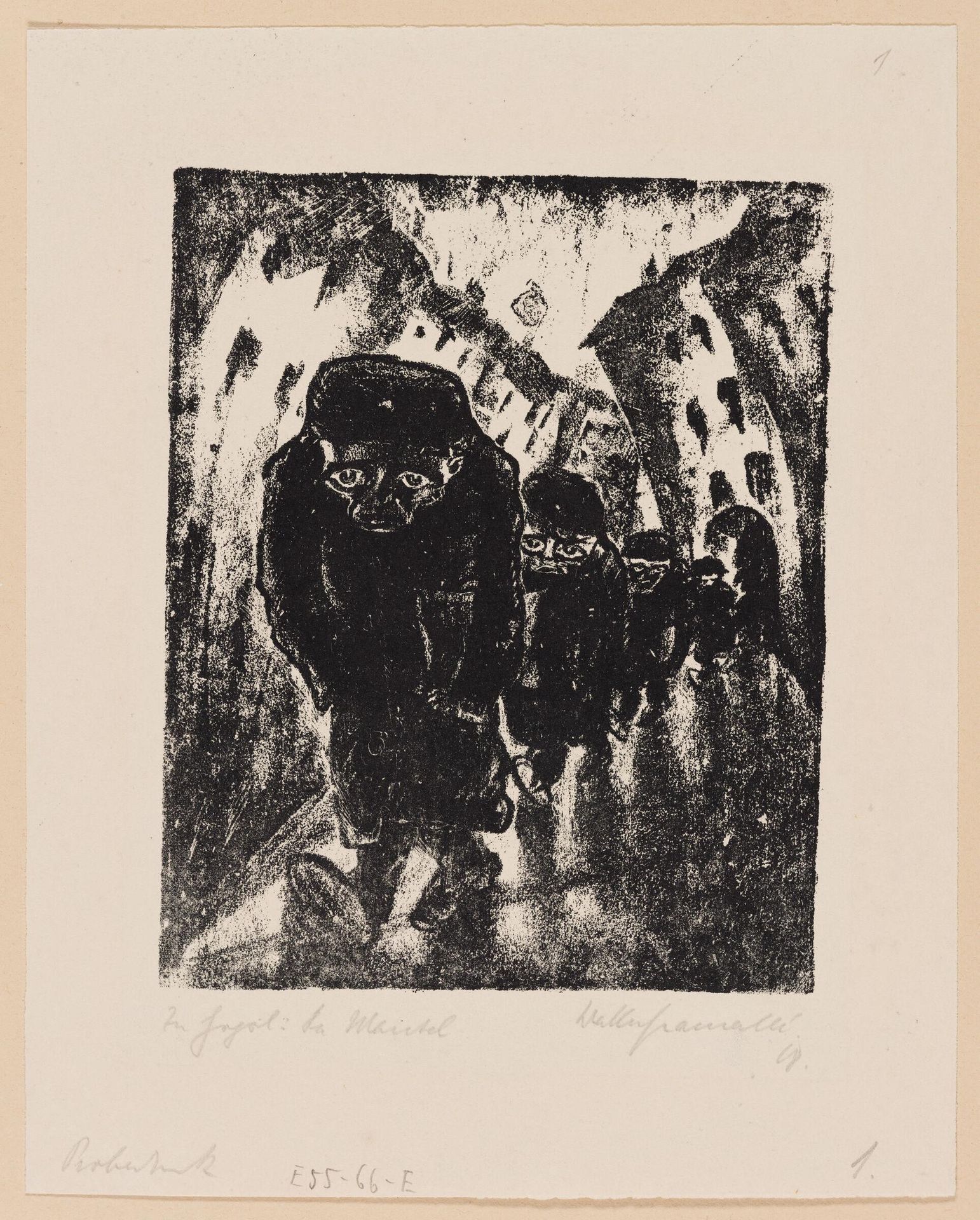 The Morning Way to the Office by Walter Gramatté