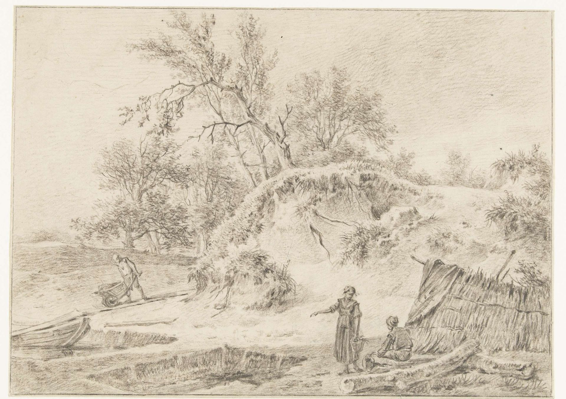 De Zanderij van de Heer Hoopen by Pieter Pietersz. Barbiers