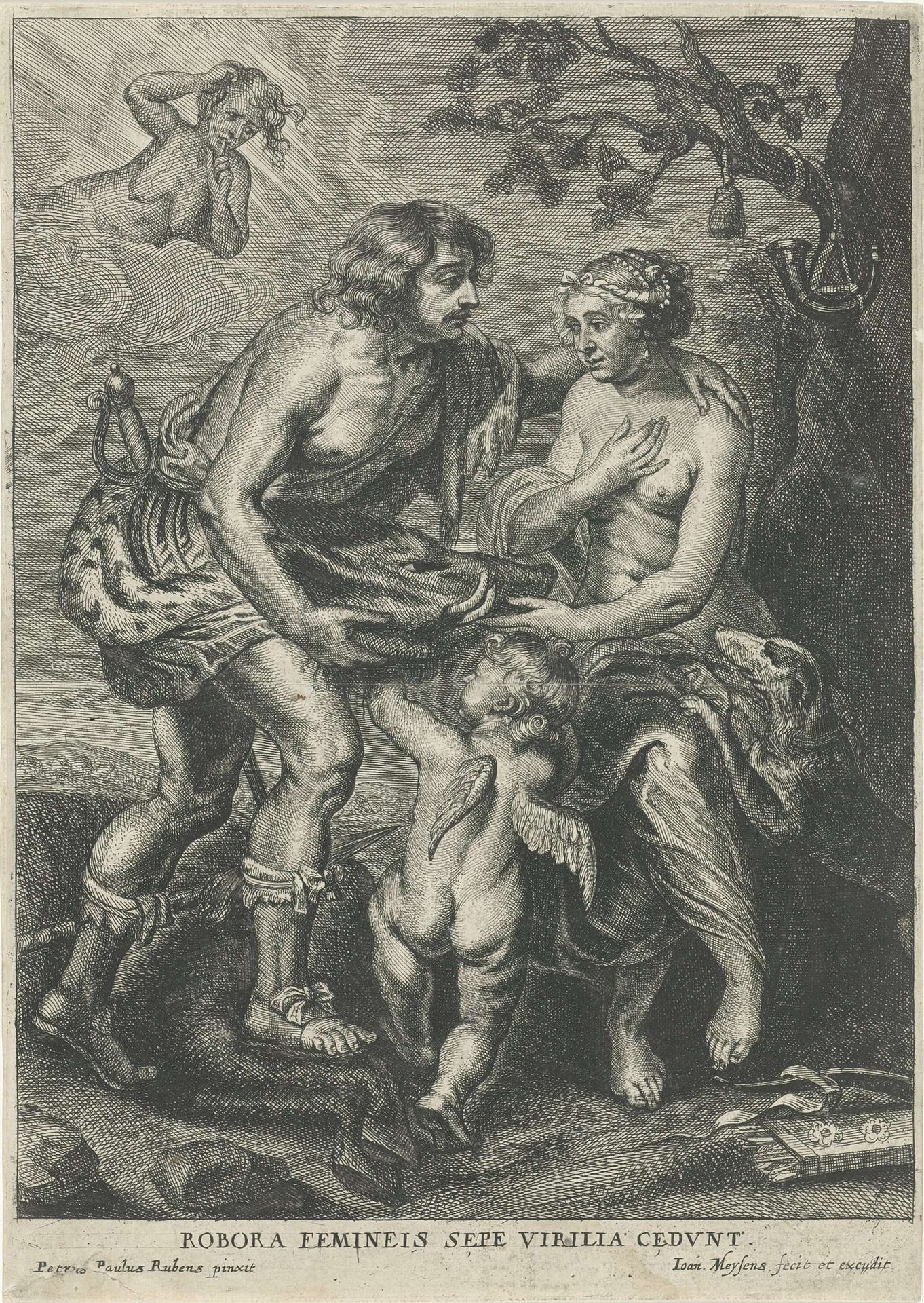 Meleager en Atalante by Joannes Meyssens