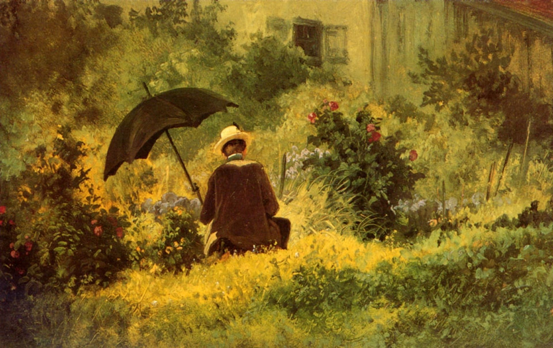 The Botanist by Carl Spitzweg