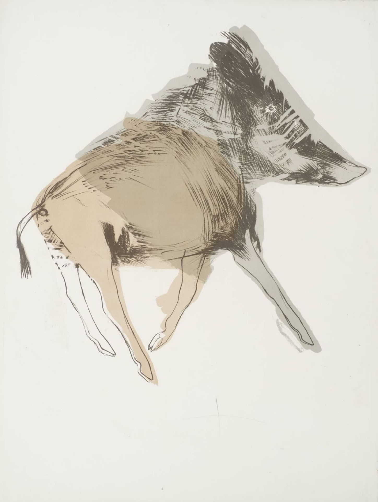 Wild Boar by  Dame Elisabeth Frink