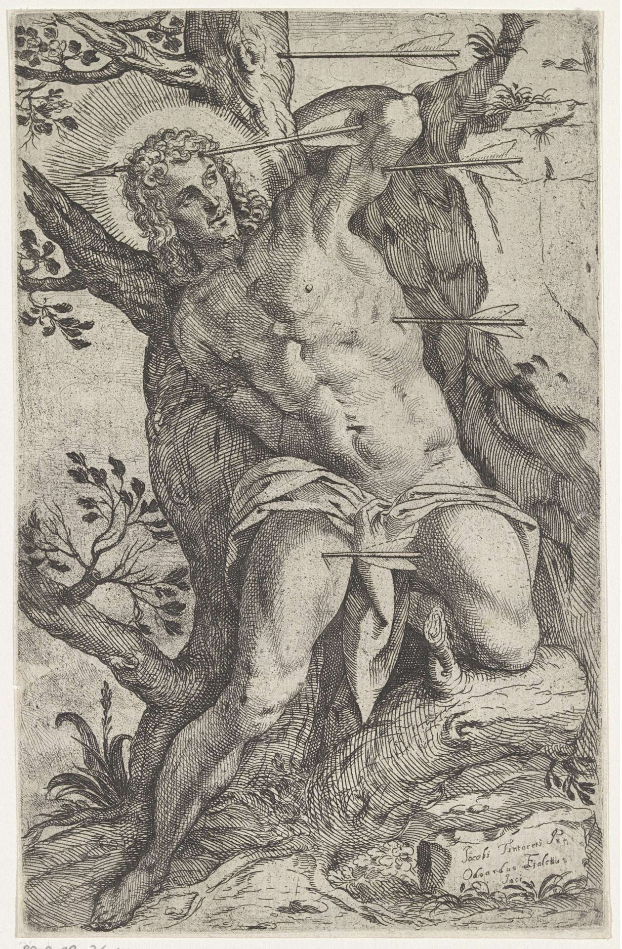 Heilige Sebastiaan by Odoardo Fialetti