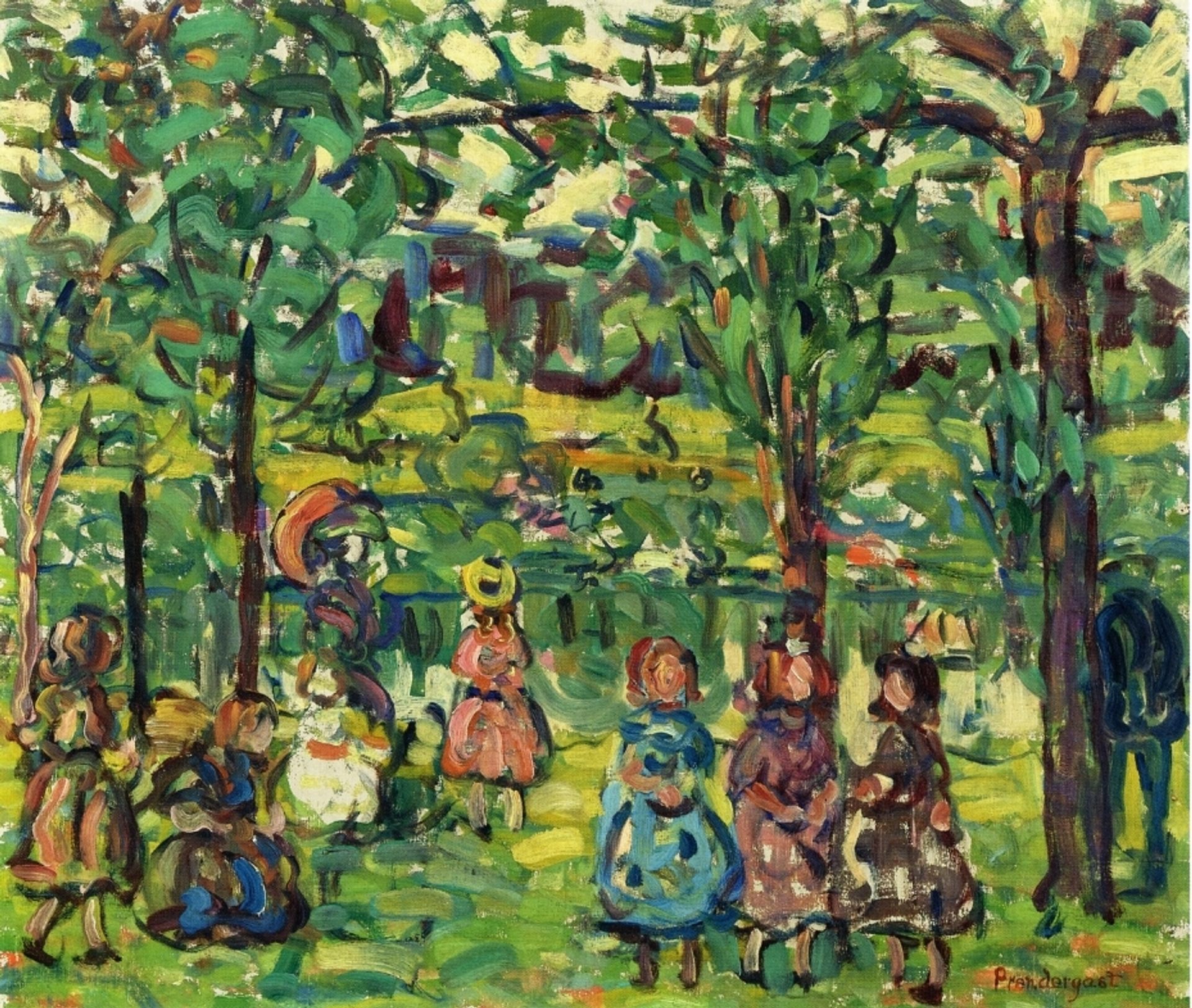 Children in the Park by Maurice Prendergast