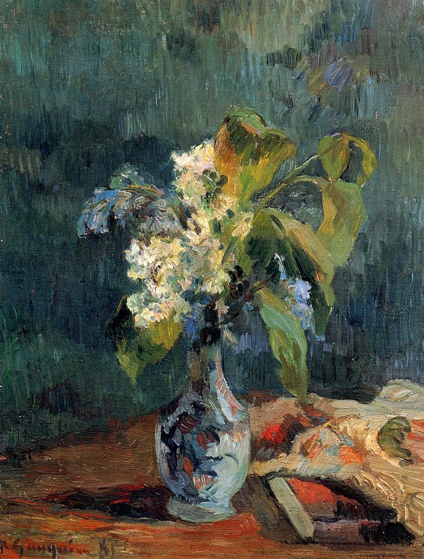 Lilac bouquet by Paul Gauguin