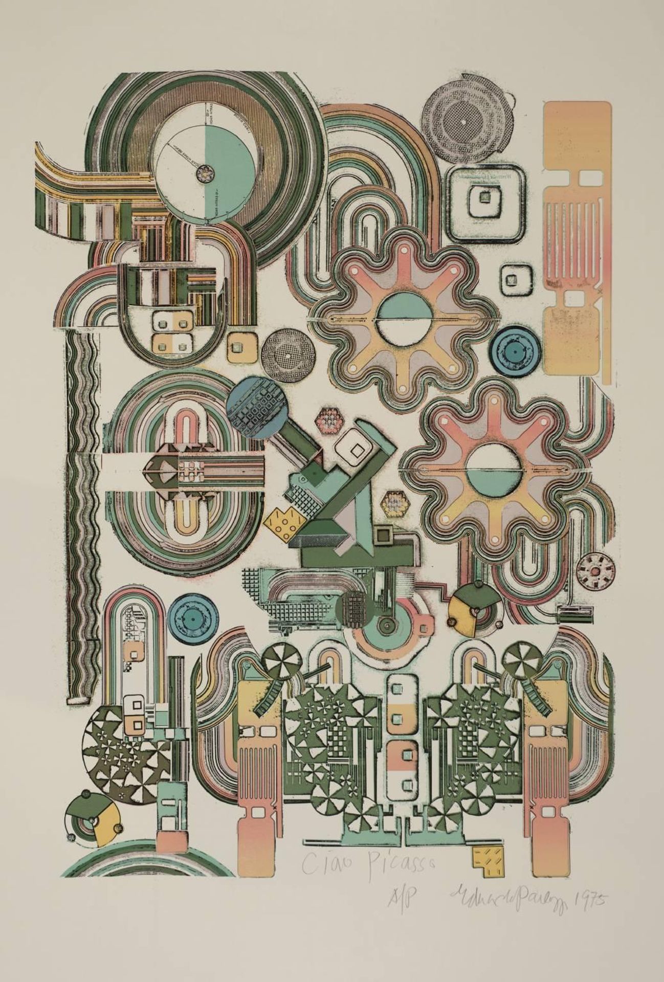 Ciao Picasso by  Sir Eduardo Paolozzi