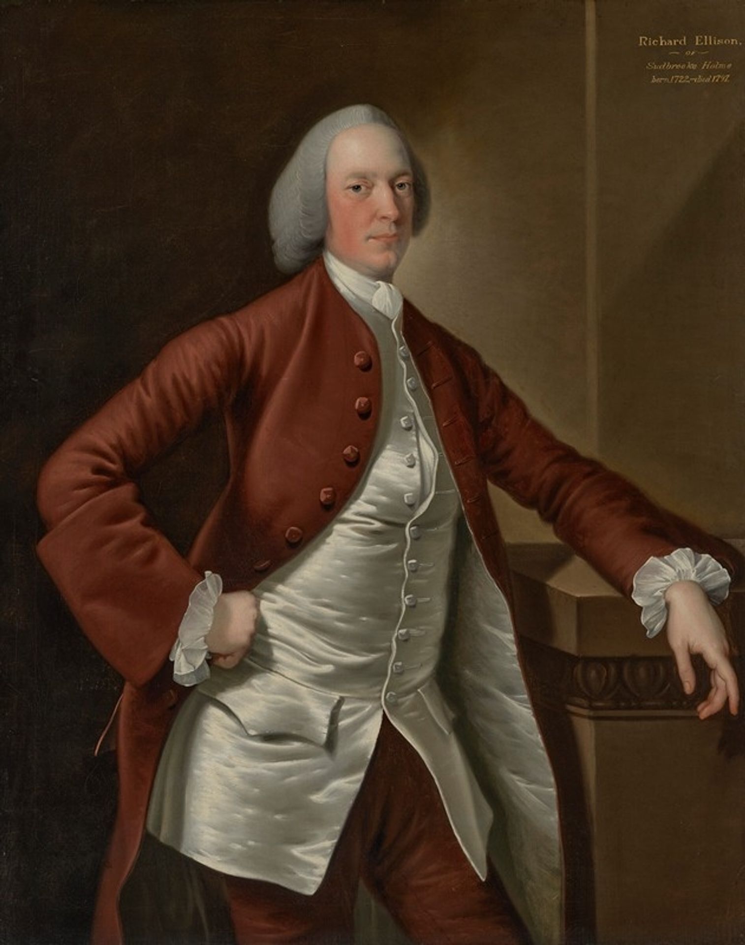 Portrait of Richard Ellison by Joseph Wright of Derby