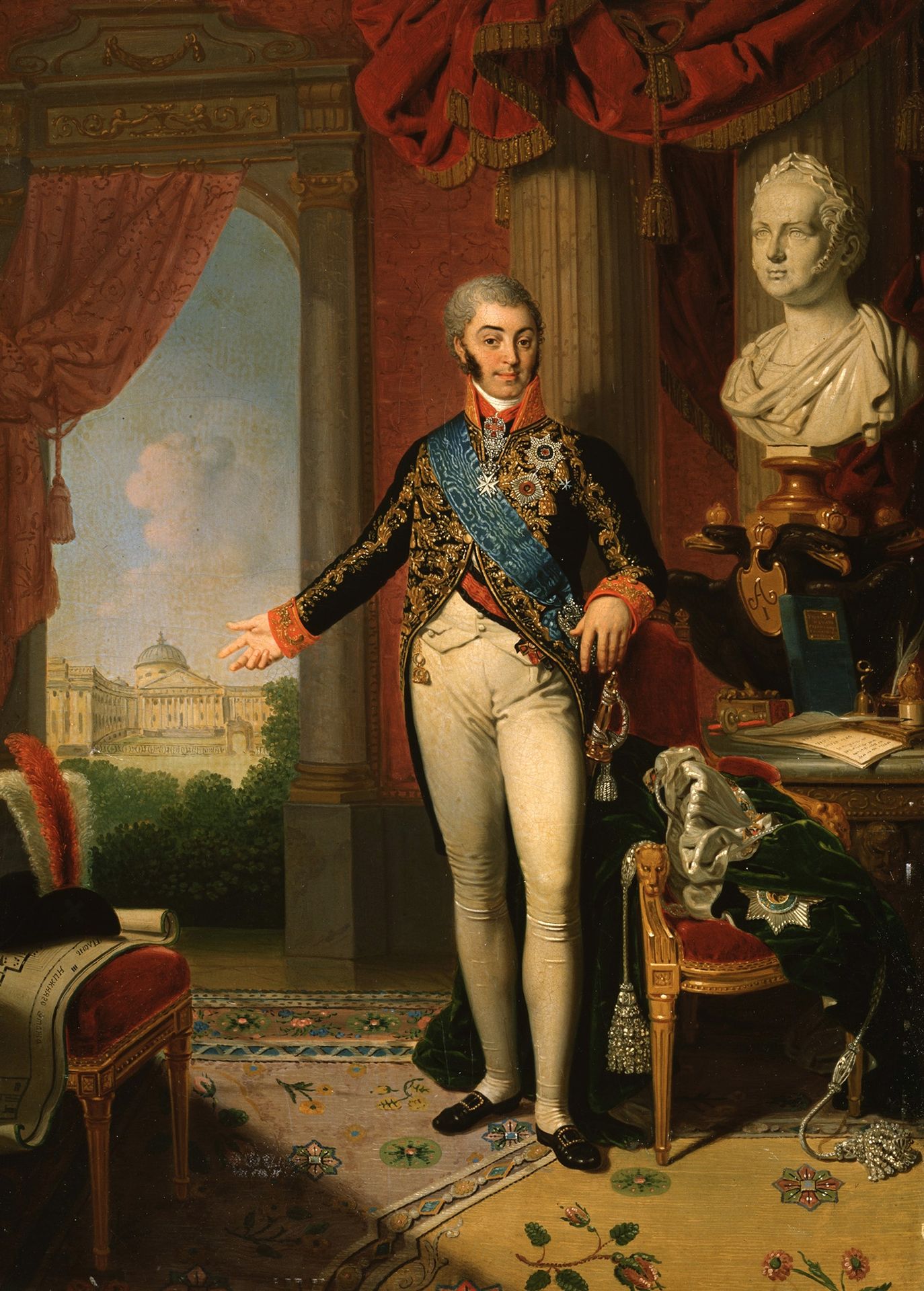 Portrait of Nikolai Sheremetev by Vladimir Borovikovsky