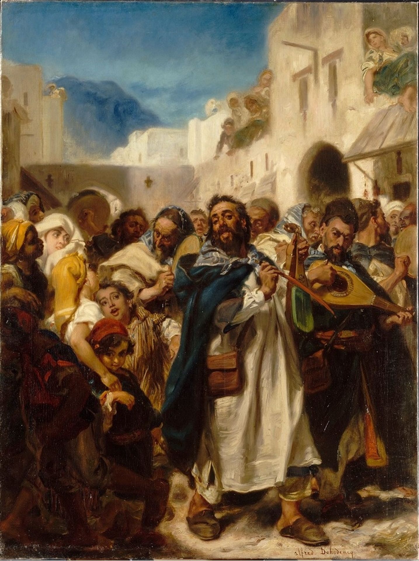 Jewish festival in Tetuan (June, 4) by Alfred Dehodencq