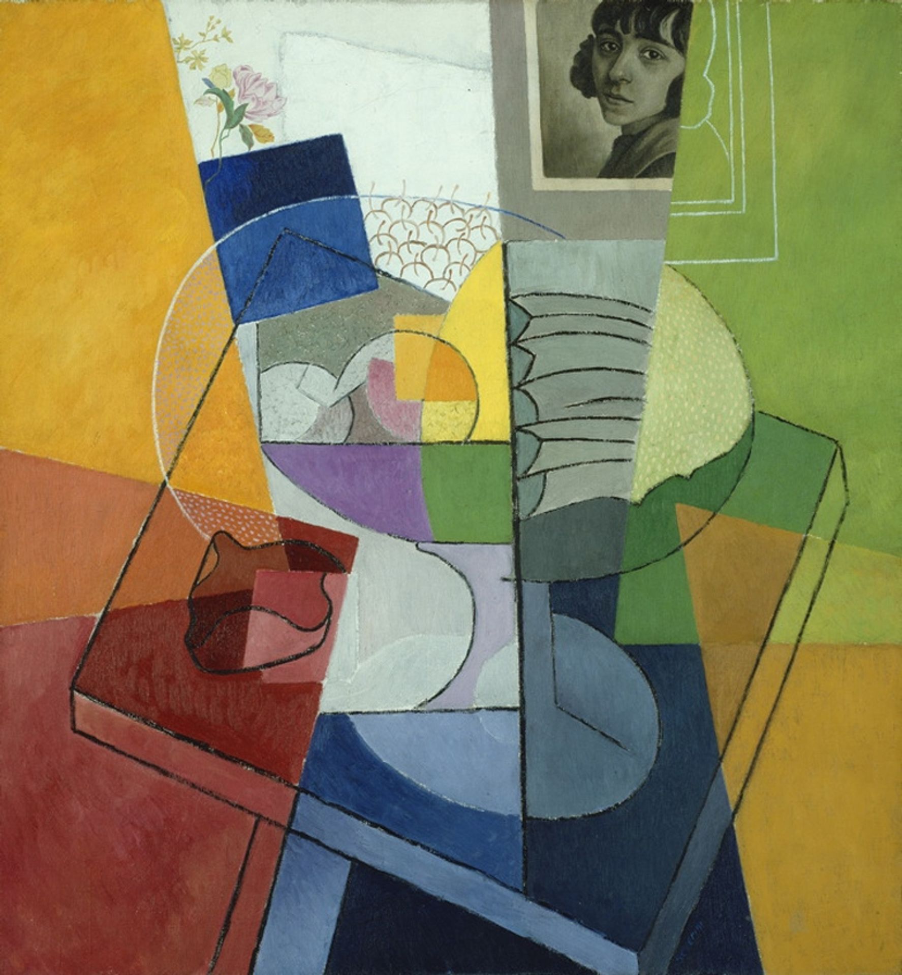 Still Life. Centrifugal Expansion of Colors. by Gino Severini
