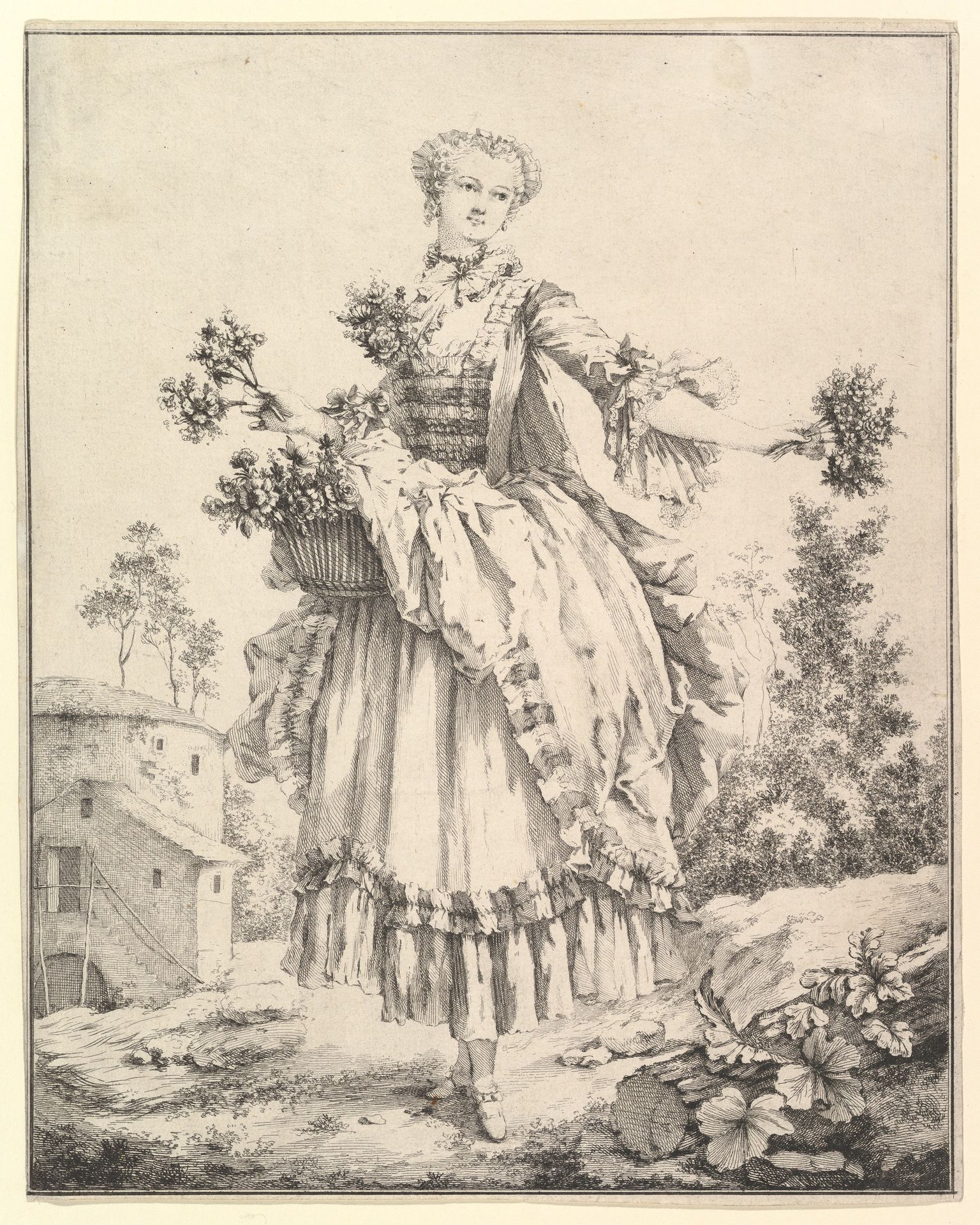 Flower Girl by Francois Boucher