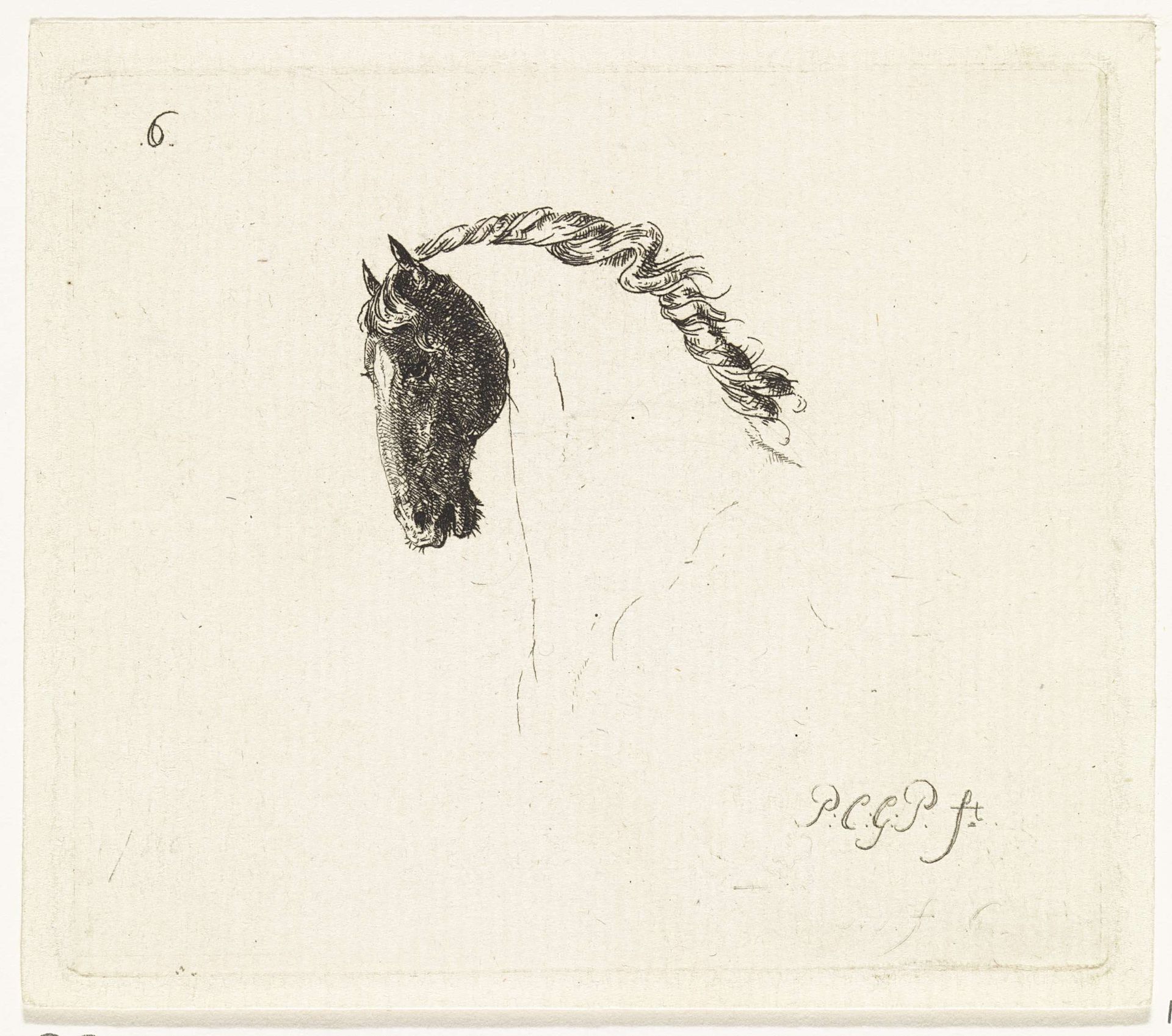Paardenkop by Paulus Charles Gerard Poelman