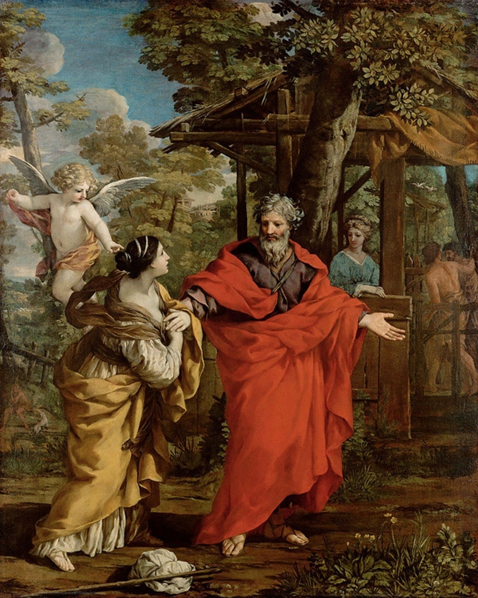 Return of Hagar by Pietro da Cortona
