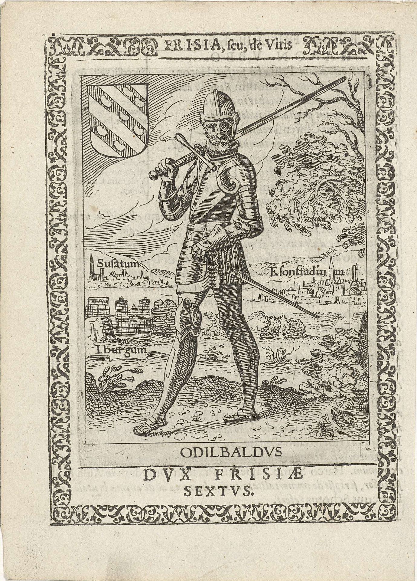 Odilbald, zesde hertog der Friezen by Pieter Feddes van Harlingen