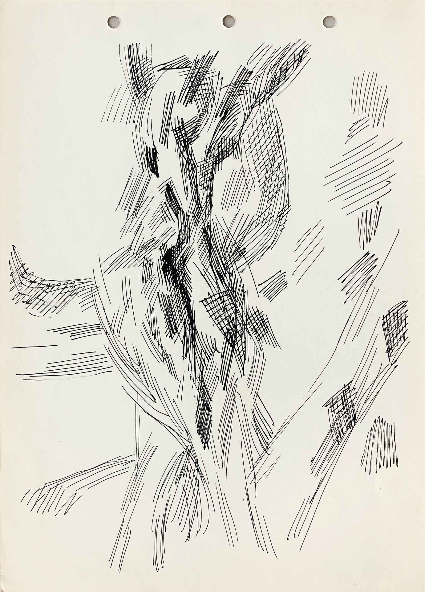 Abstract composition (Sketch for "Nika") by Hryhorii Havrylenko