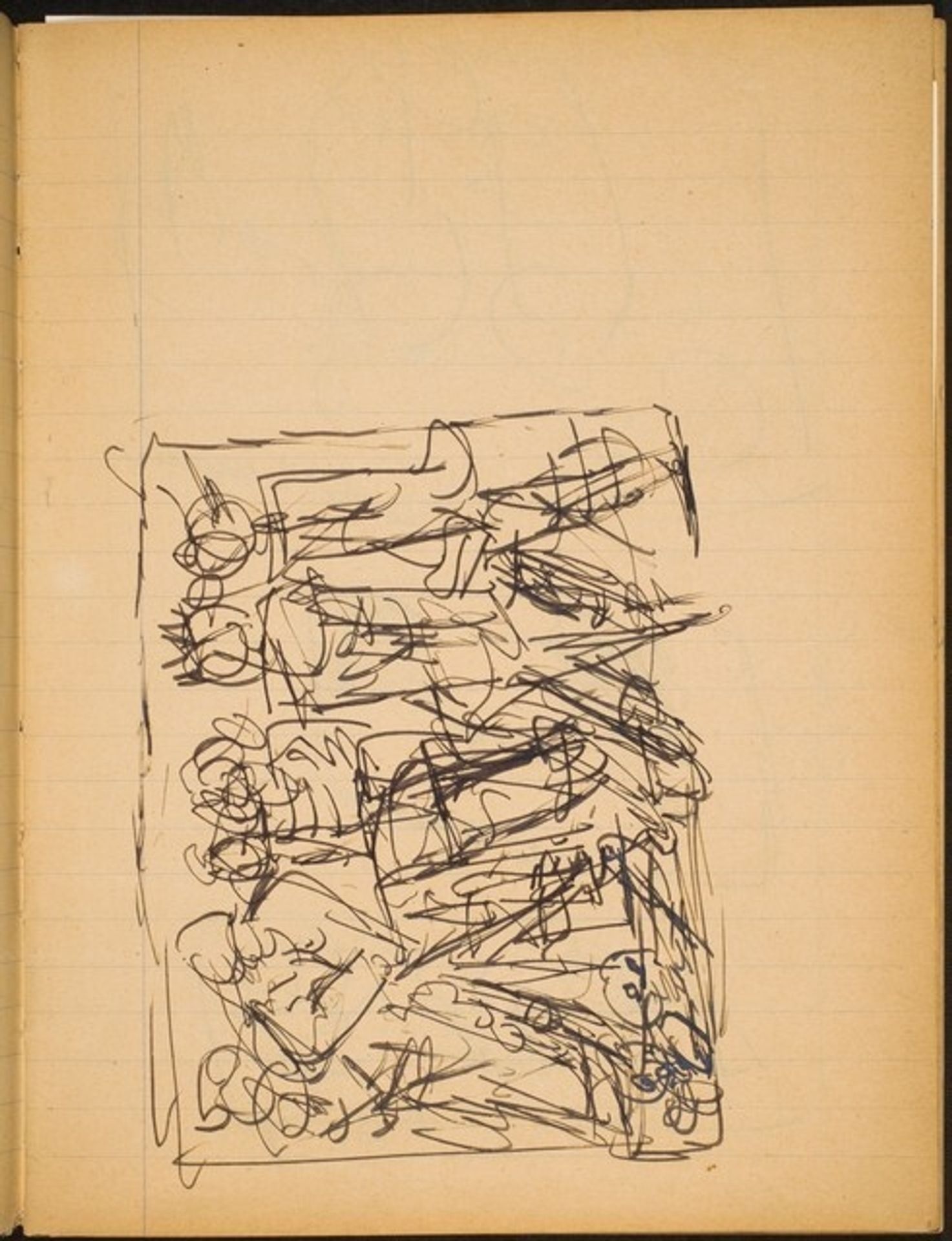 Mehrfigurige Szene (Figural Scene) [p. 3] by Max Beckmann