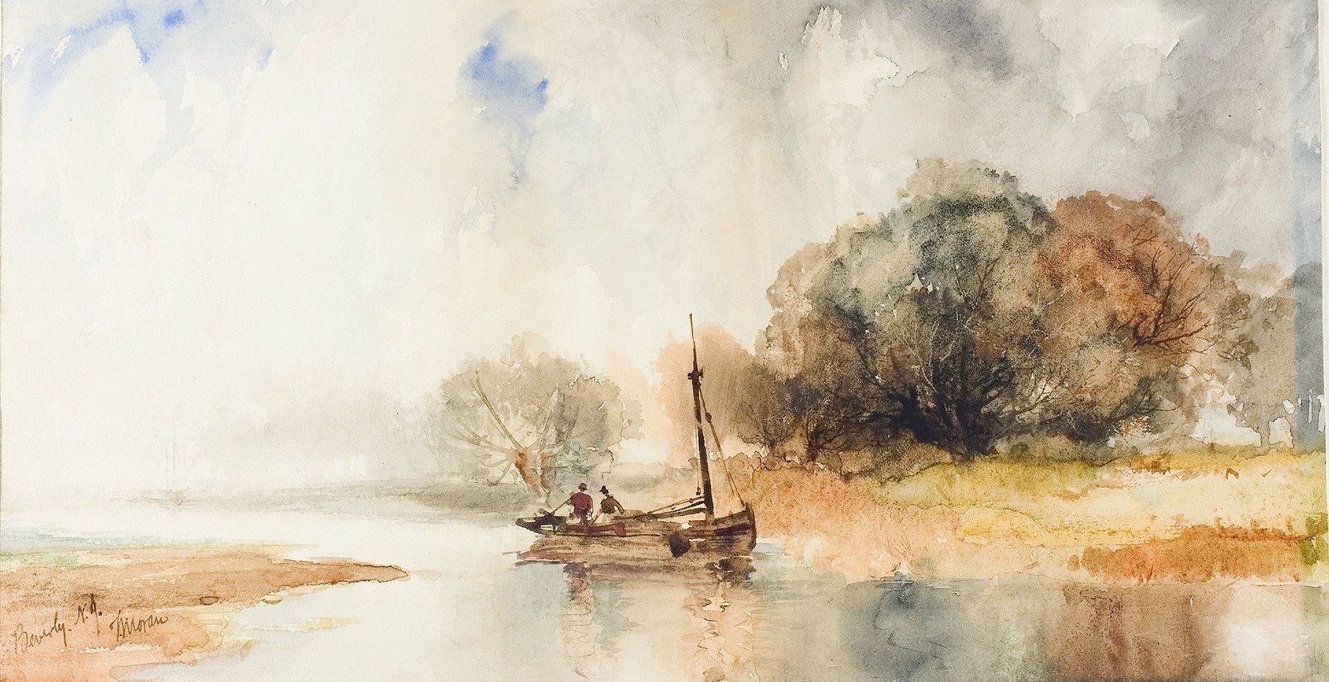 Beverly N.J. by Thomas Moran