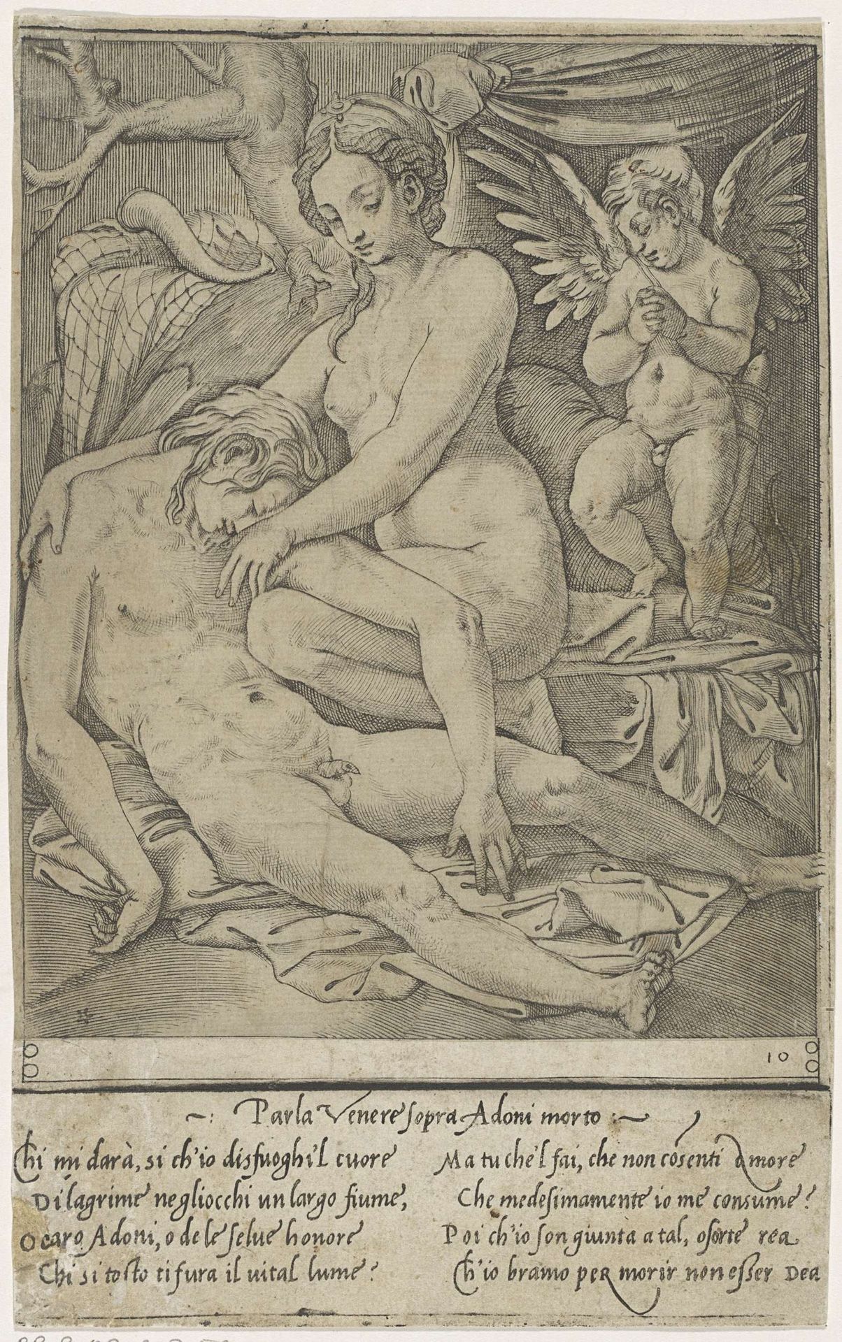 Loves of the Gods by Giovanni Jacopo Caraglio