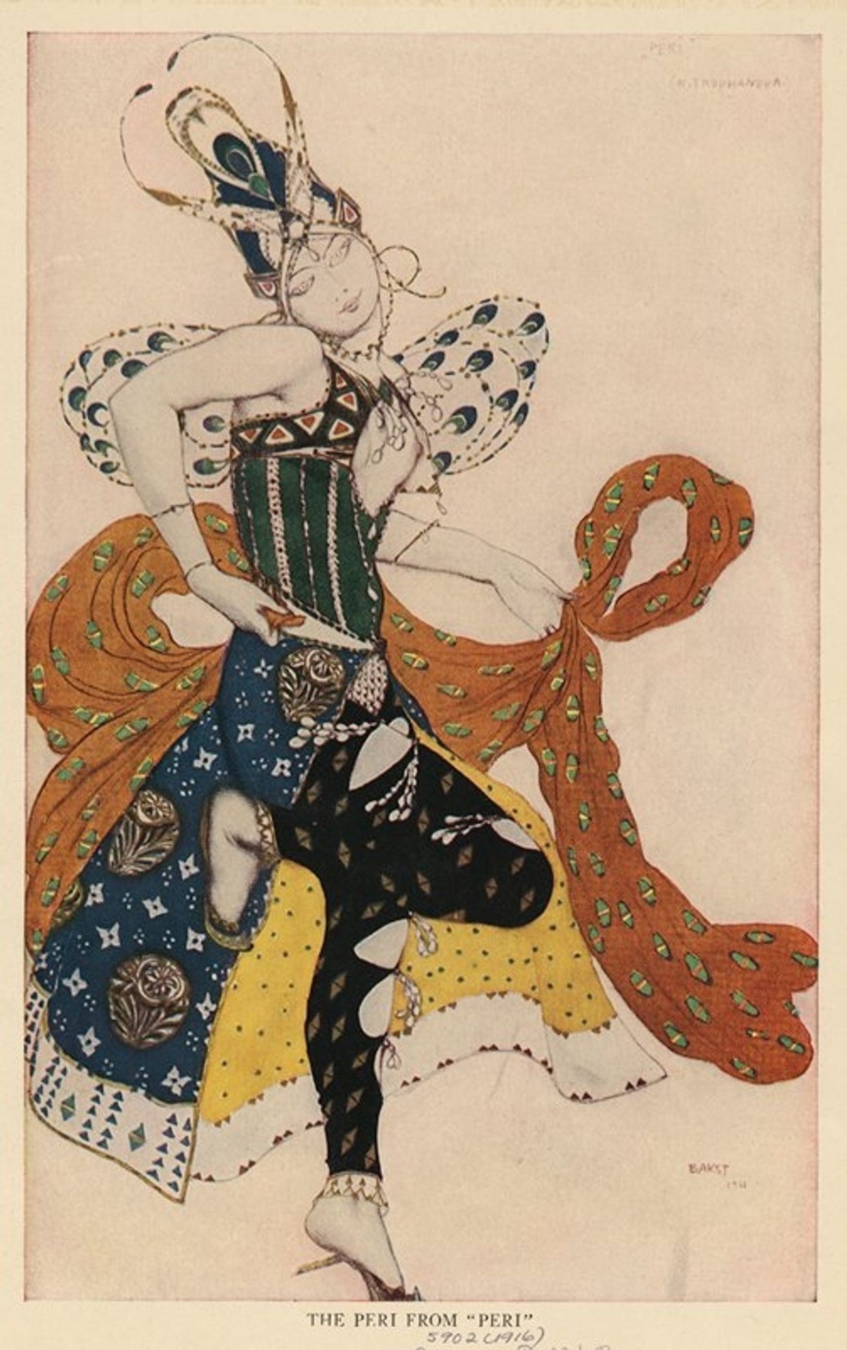 The Peri from ‘Peri’ by Léon Bakst