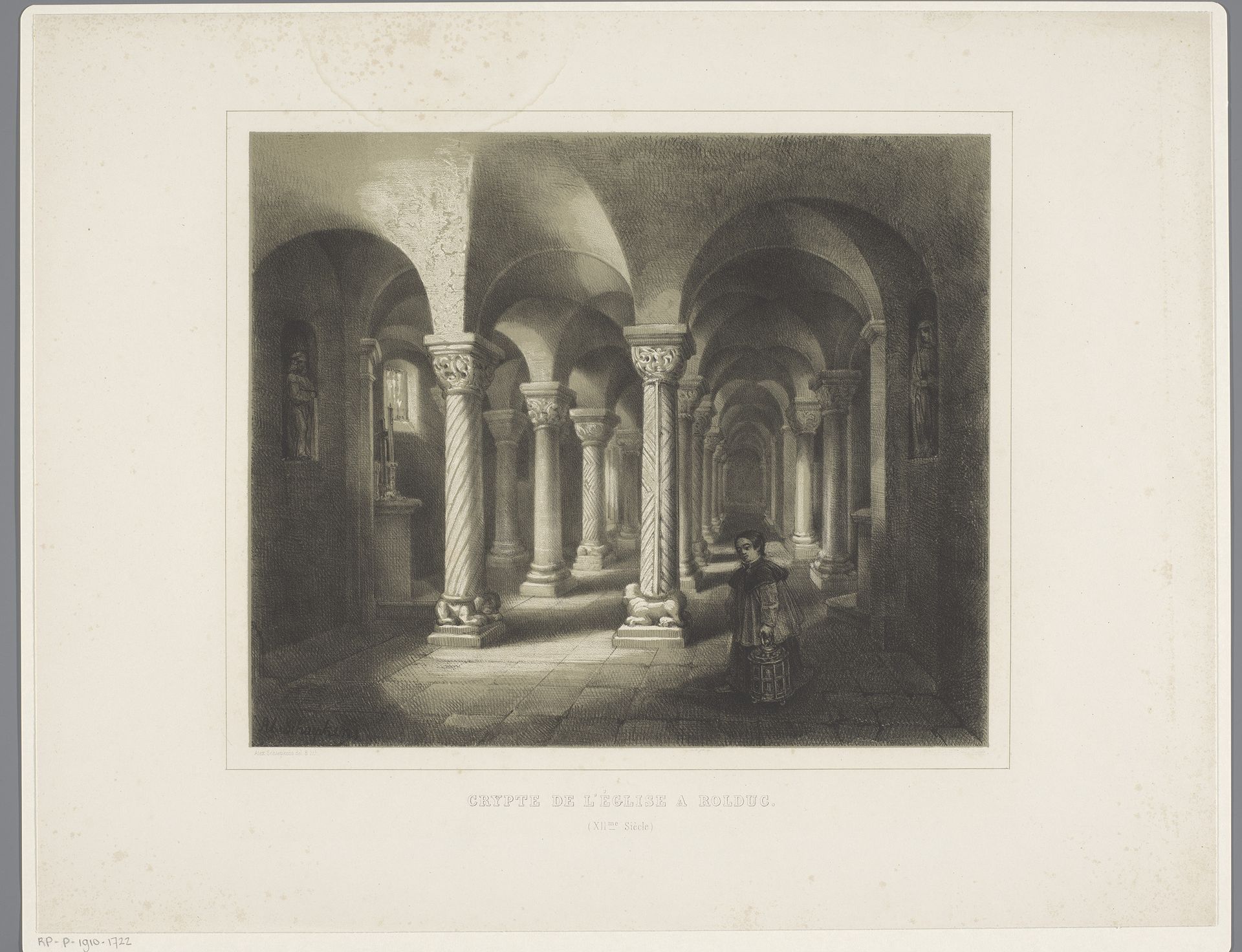 Crypte van abdijkerk Rolduc by Alexander Schaepkens