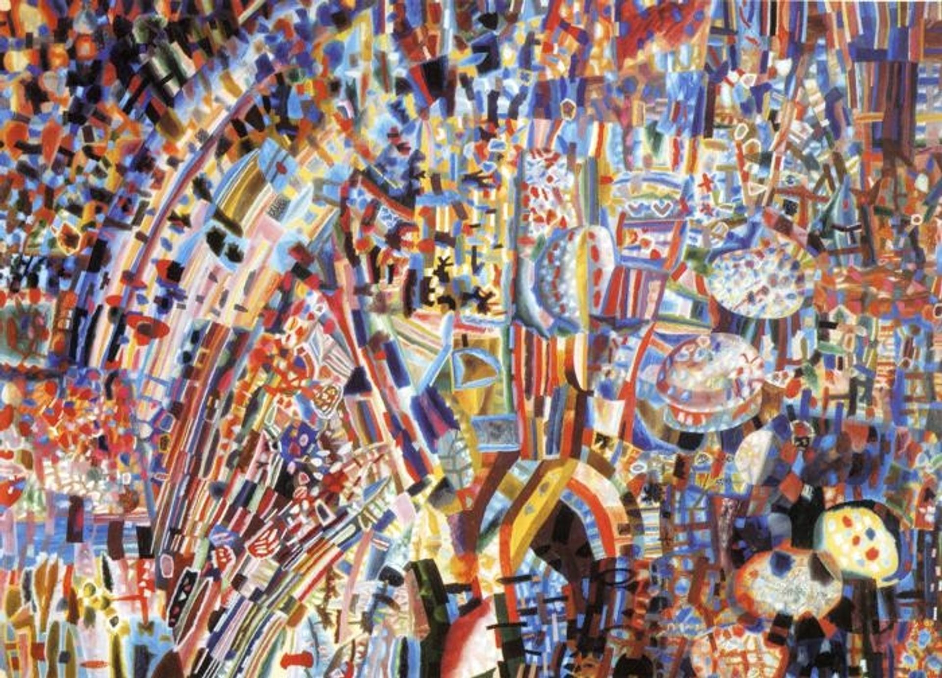 Composition by Pavel Filonov