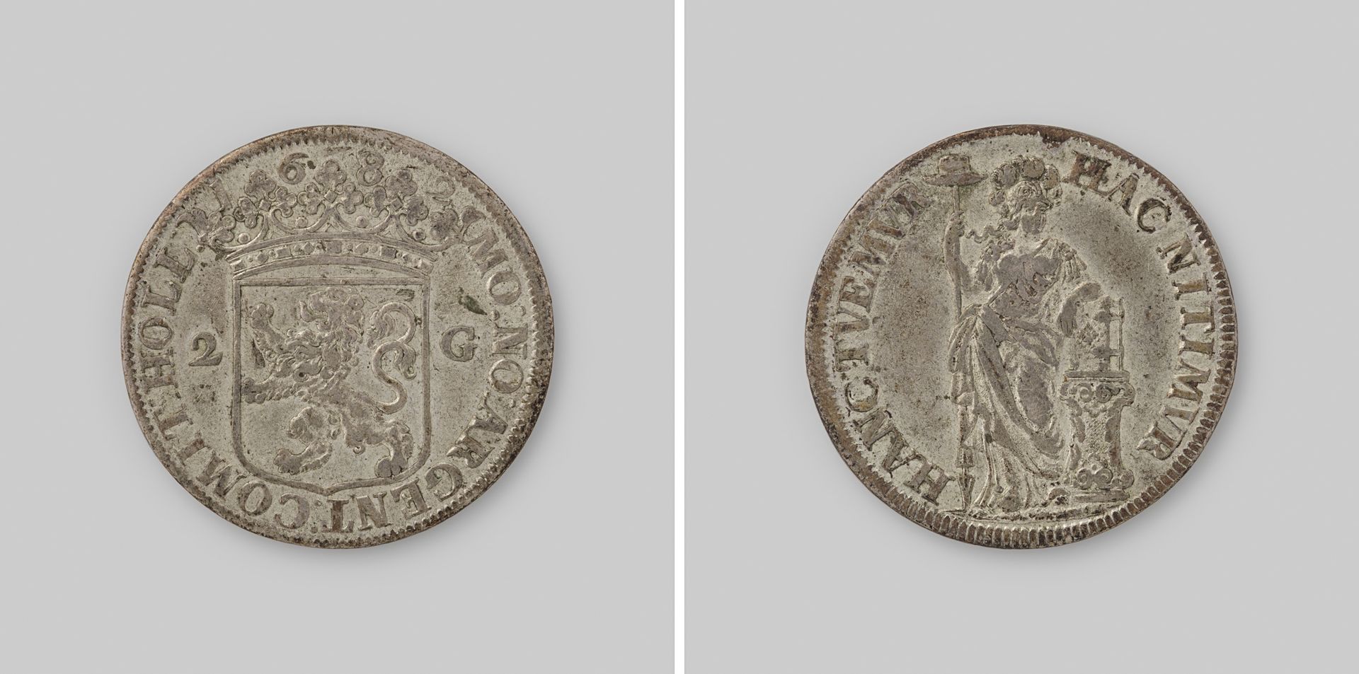 Hollandse provinciale twee gulden, 1682 by Provincie Holland