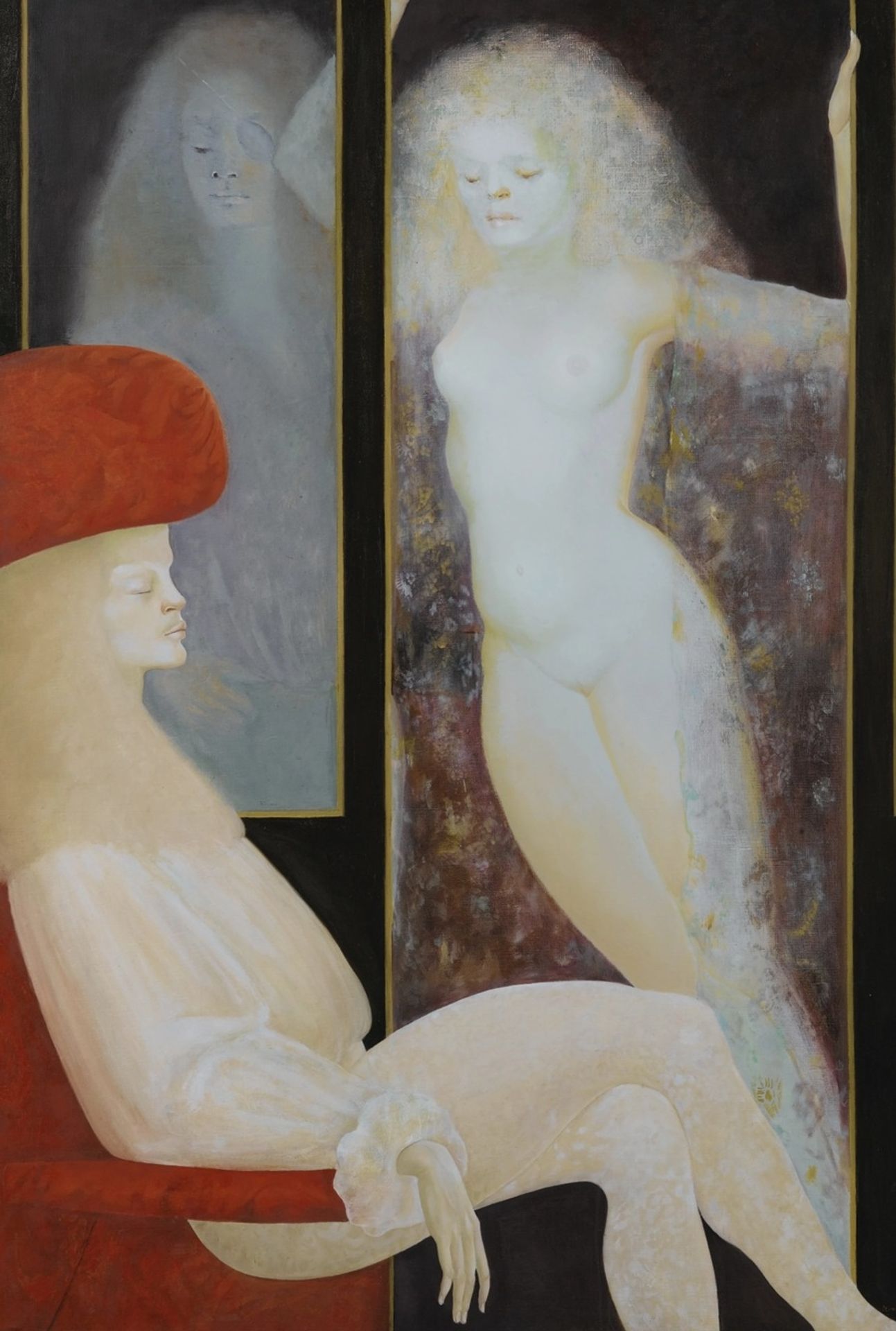 Il s’agit sans doute d’Azraël by Léonor Fini