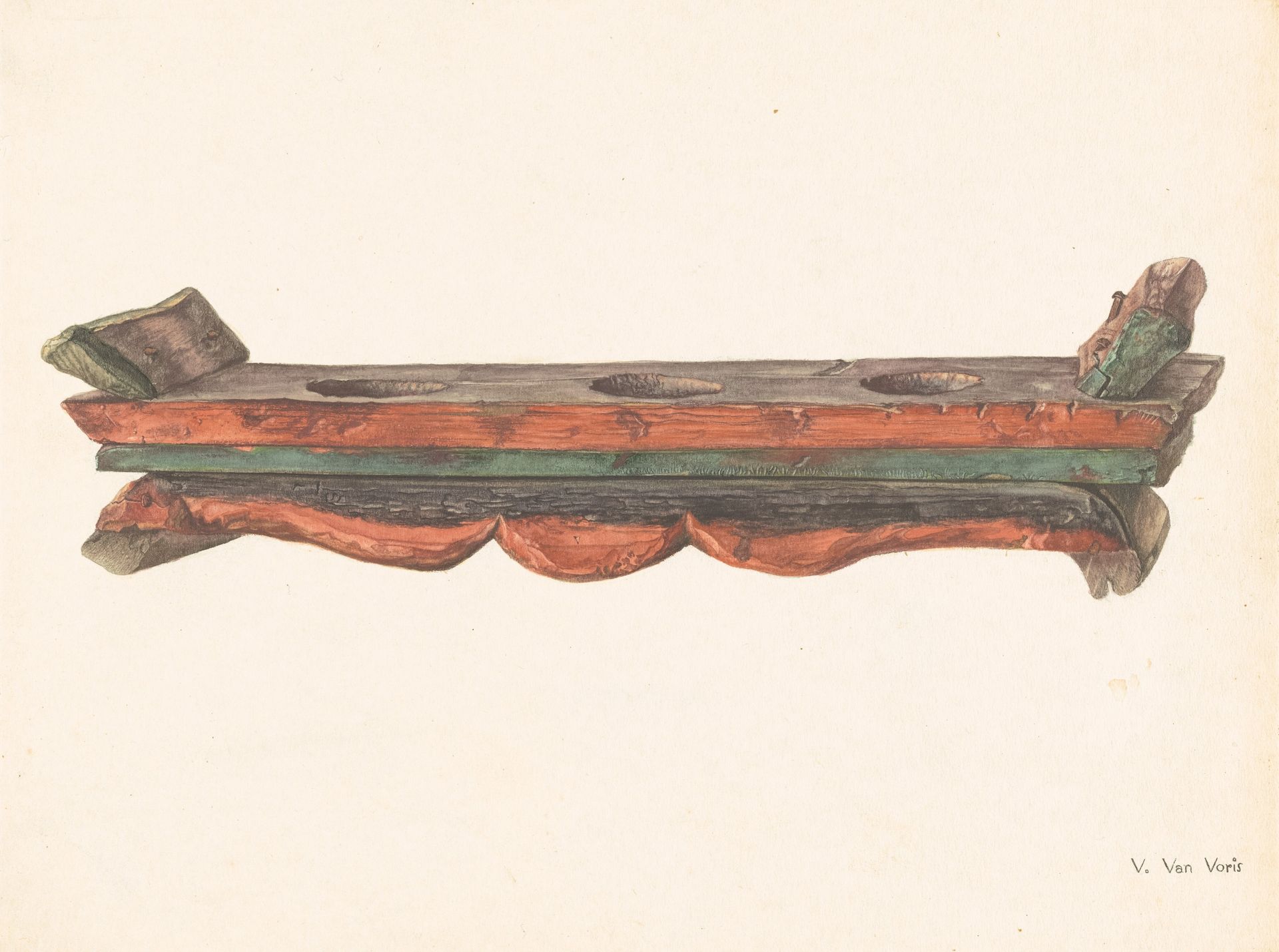 Chinese Altar Tray by Vera Van Voris